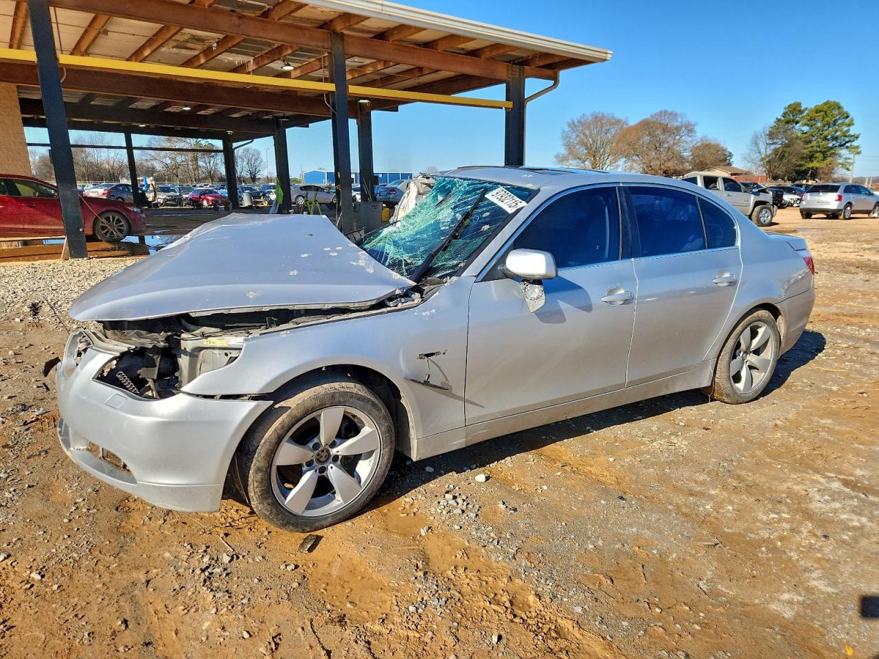 2005 Bmw 530 I Silver vin: WBANA73525B815585