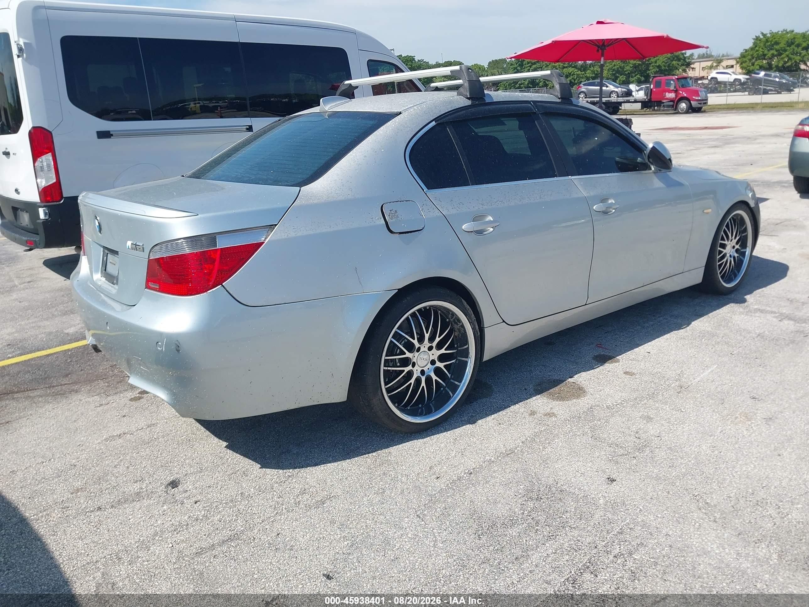 2005 Bmw 530i   Silver vin: WBANA73525B816140