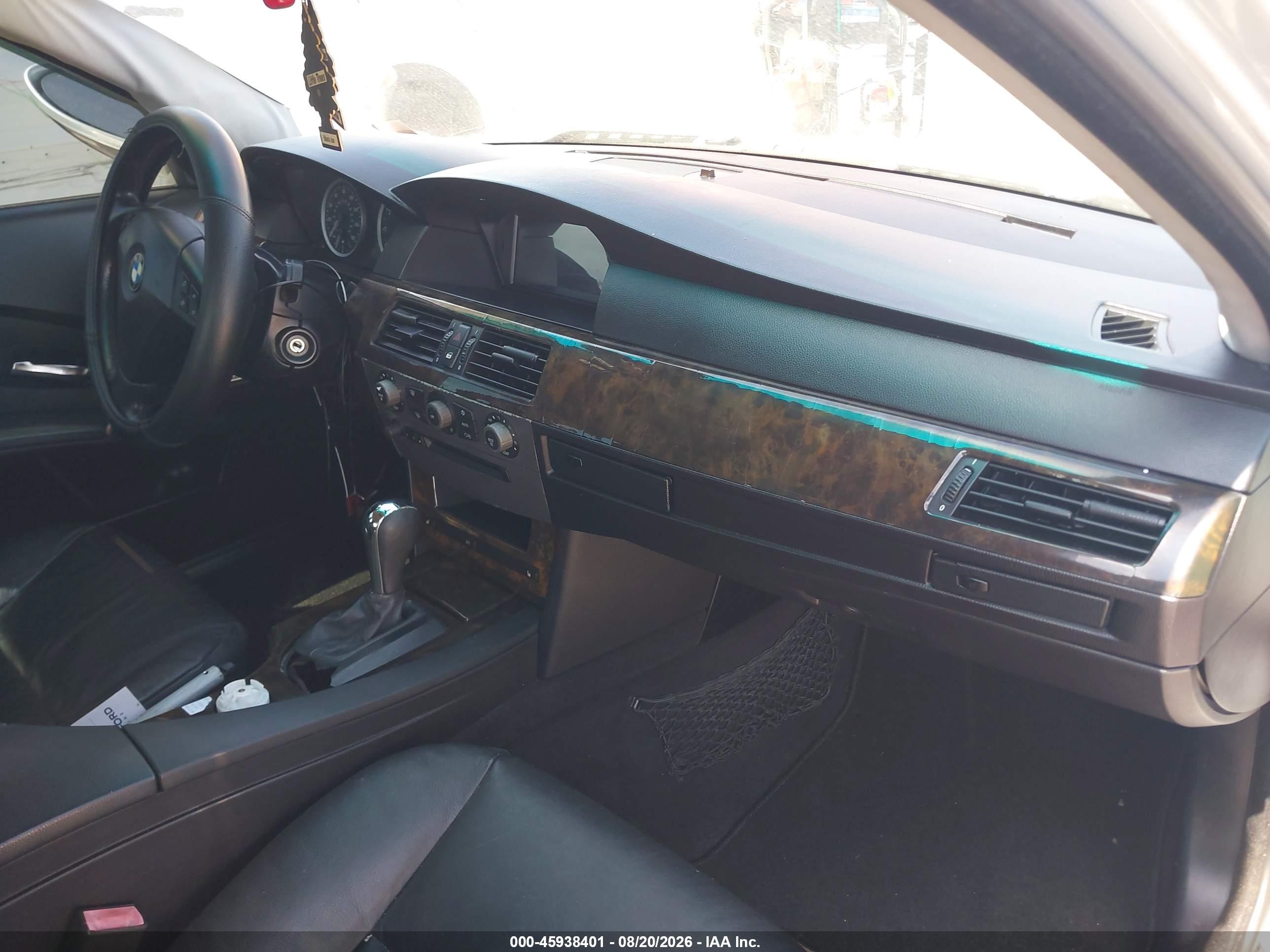 2005 Bmw 530i   Silver vin: WBANA73525B816140