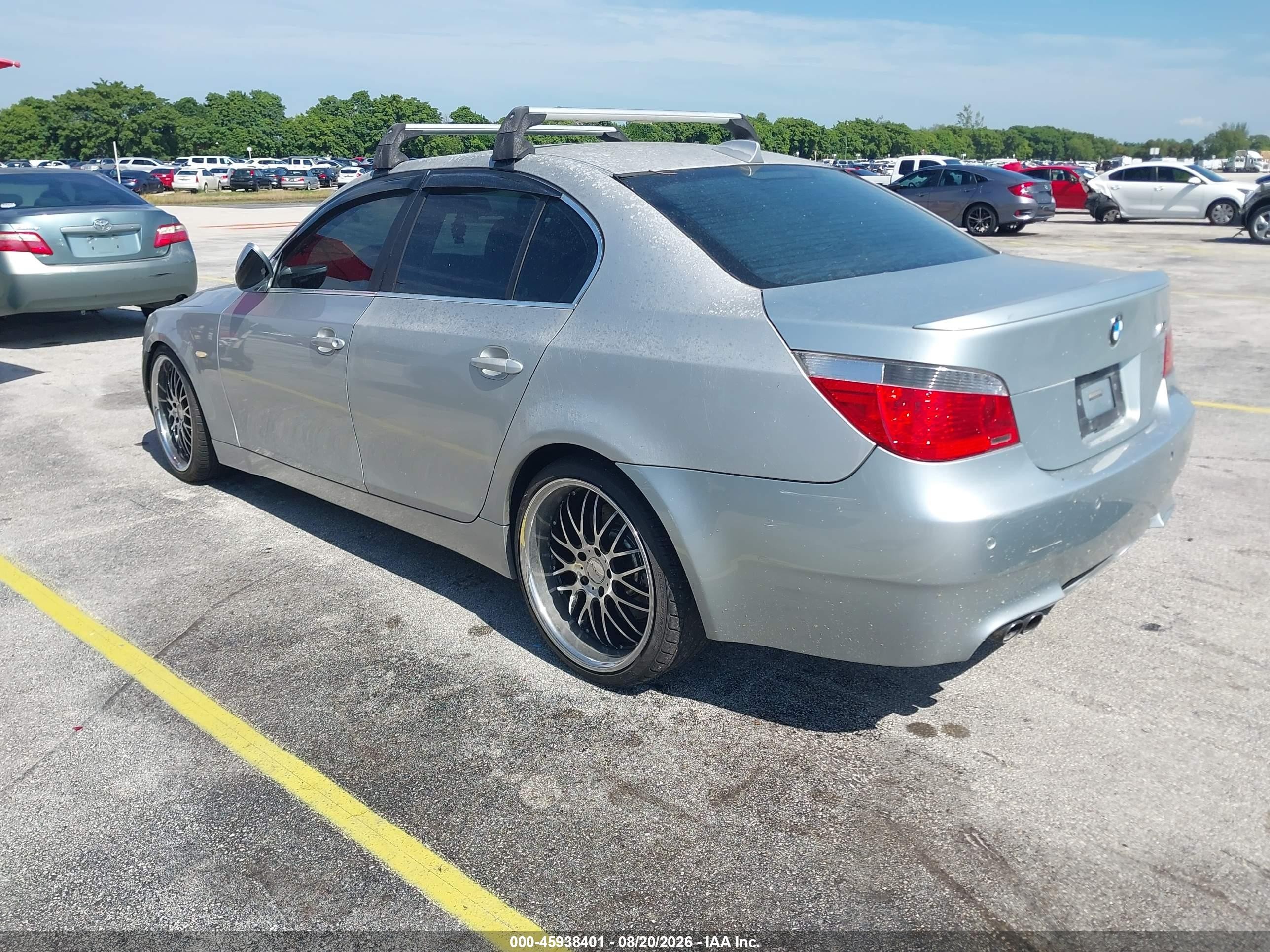 2005 Bmw 530i   Silver vin: WBANA73525B816140