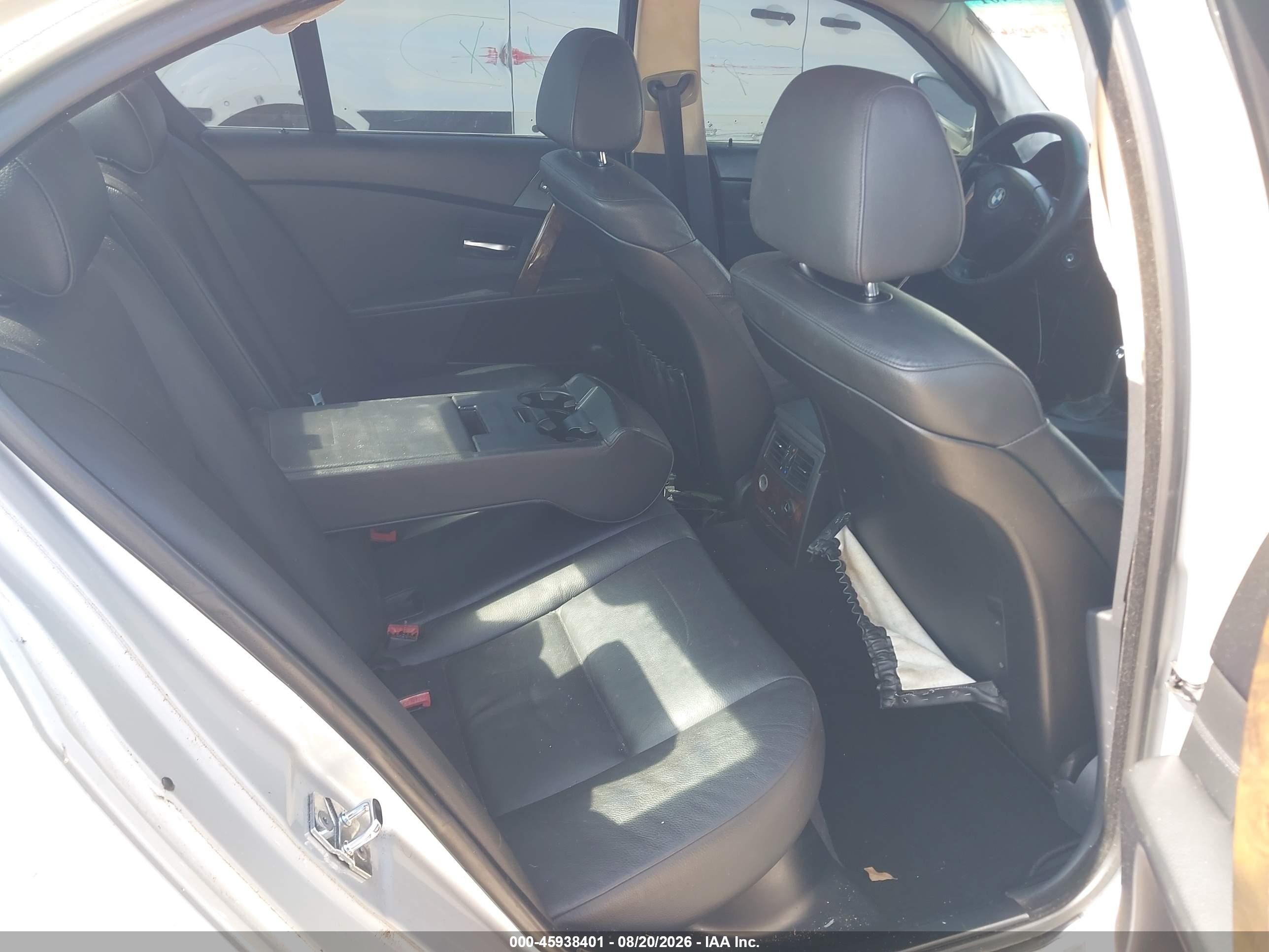 2005 Bmw 530i   Silver vin: WBANA73525B816140