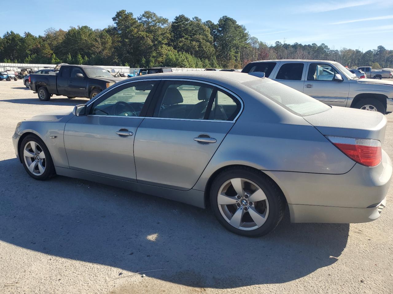 2004 Bmw 530 I Silver vin: WBANA73534B058727