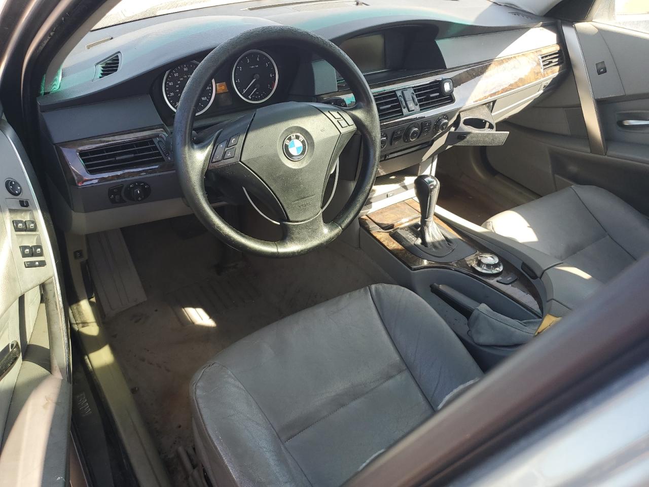 2004 Bmw 530 I Silver vin: WBANA73534B058727