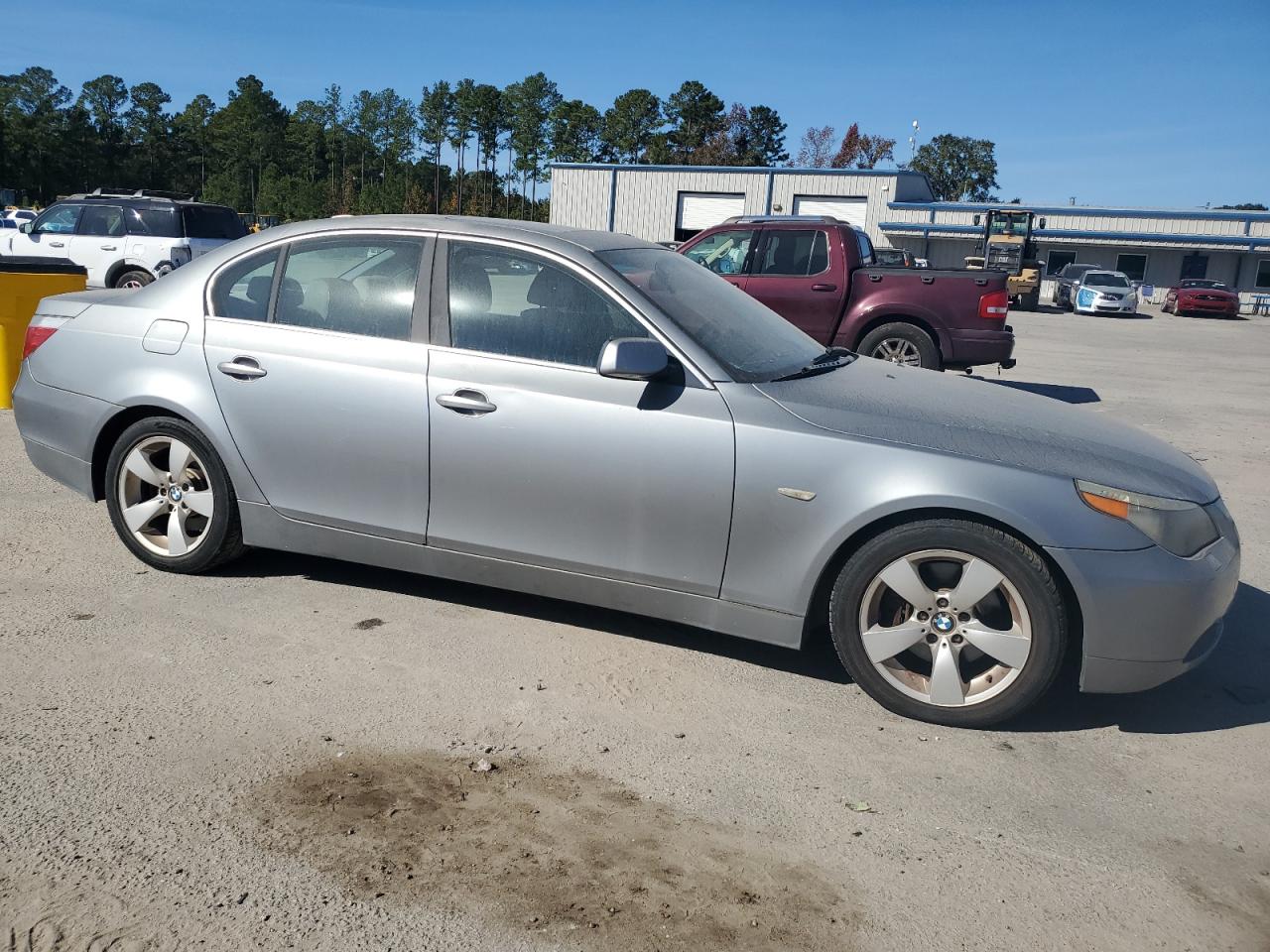 2004 Bmw 530 I Silver vin: WBANA73534B058727