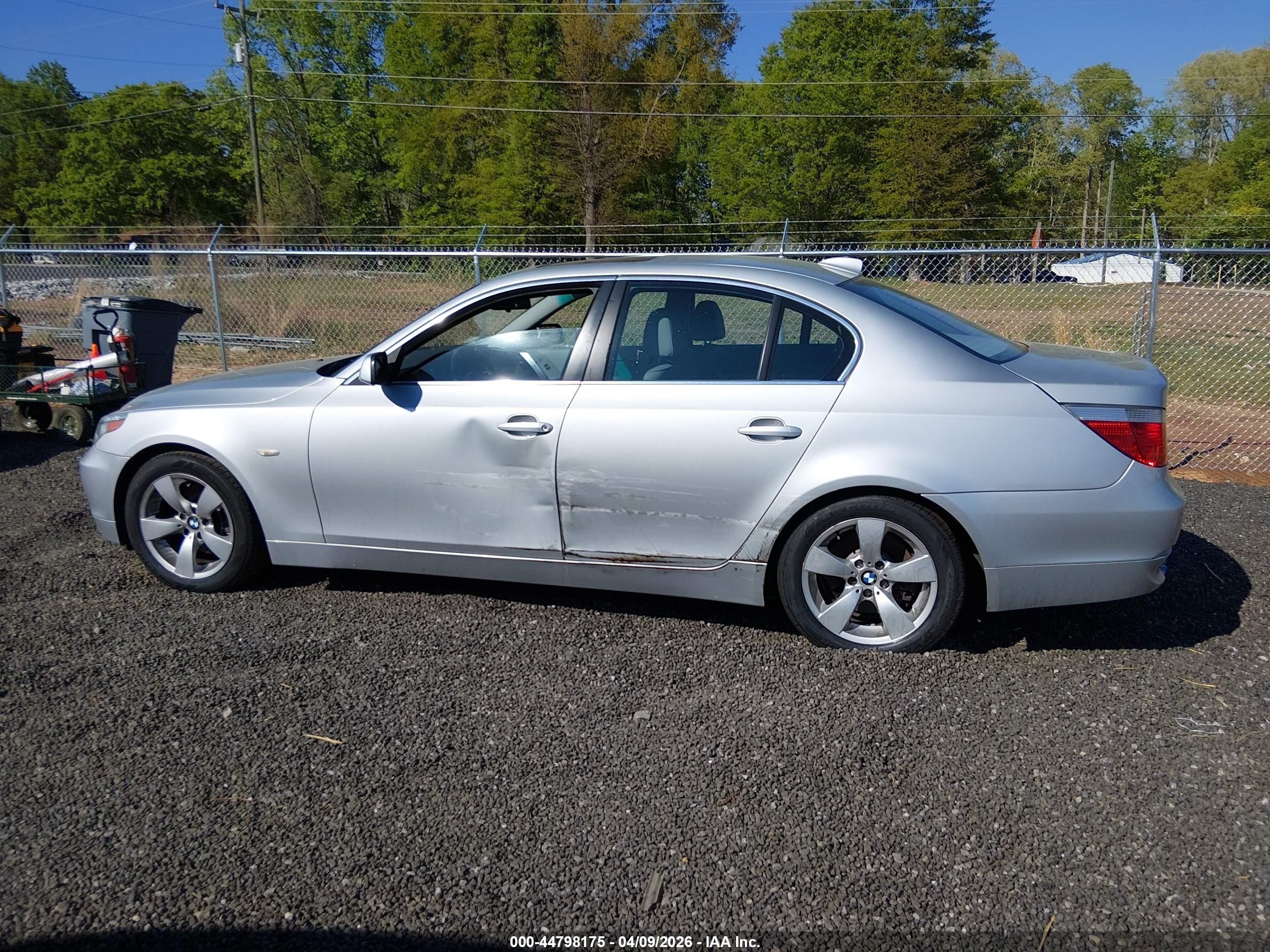 2004 Bmw 530i   Silver vin: WBANA73534B060557