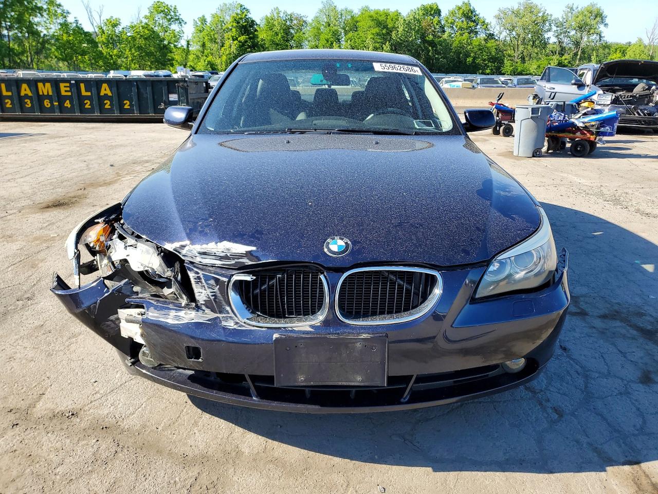 2004 Bmw 530 I Синий vin: WBANA73534B813083