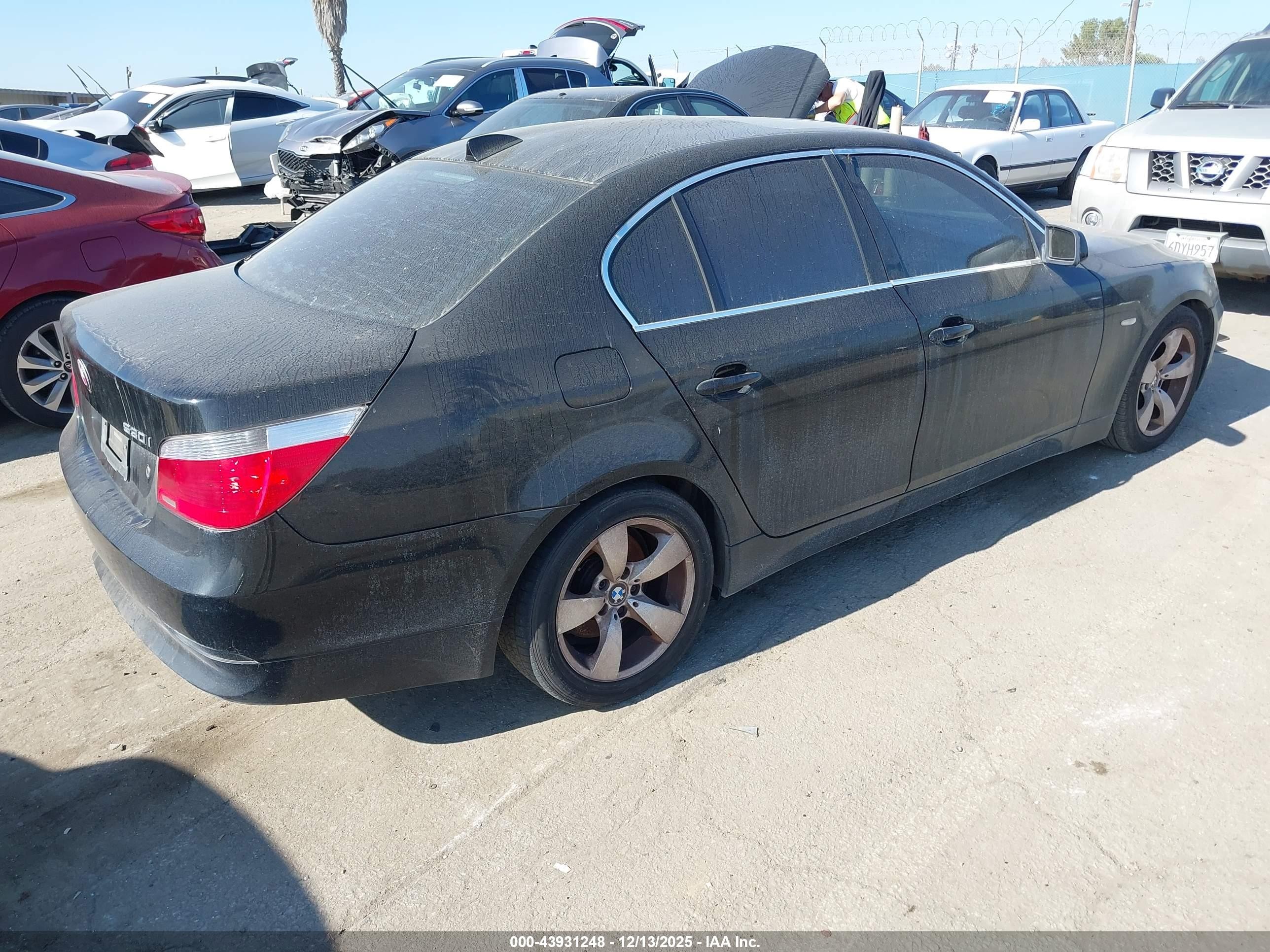 2005 Bmw 530i   Black vin: WBANA73535B819466