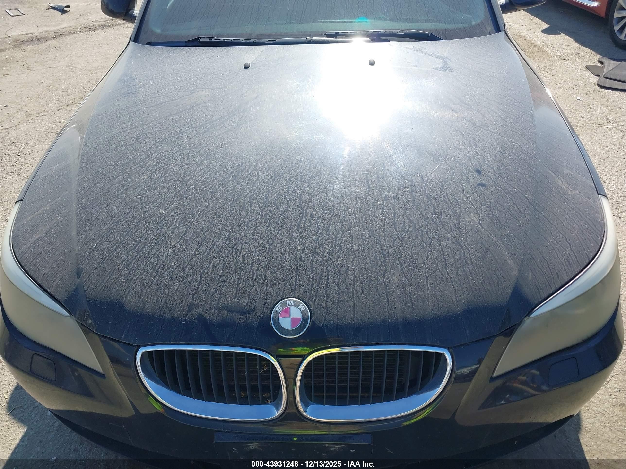 2005 Bmw 530i   Black vin: WBANA73535B819466