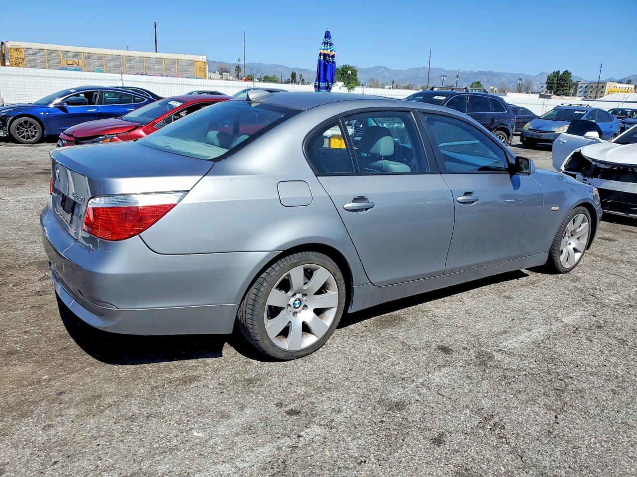 2005 Bmw 530 I Gray vin: WBANA73535B819631