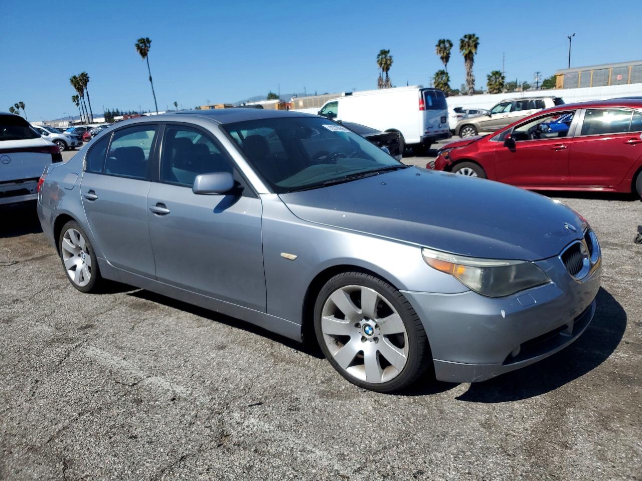 2005 Bmw 530 I Gray vin: WBANA73535B819631