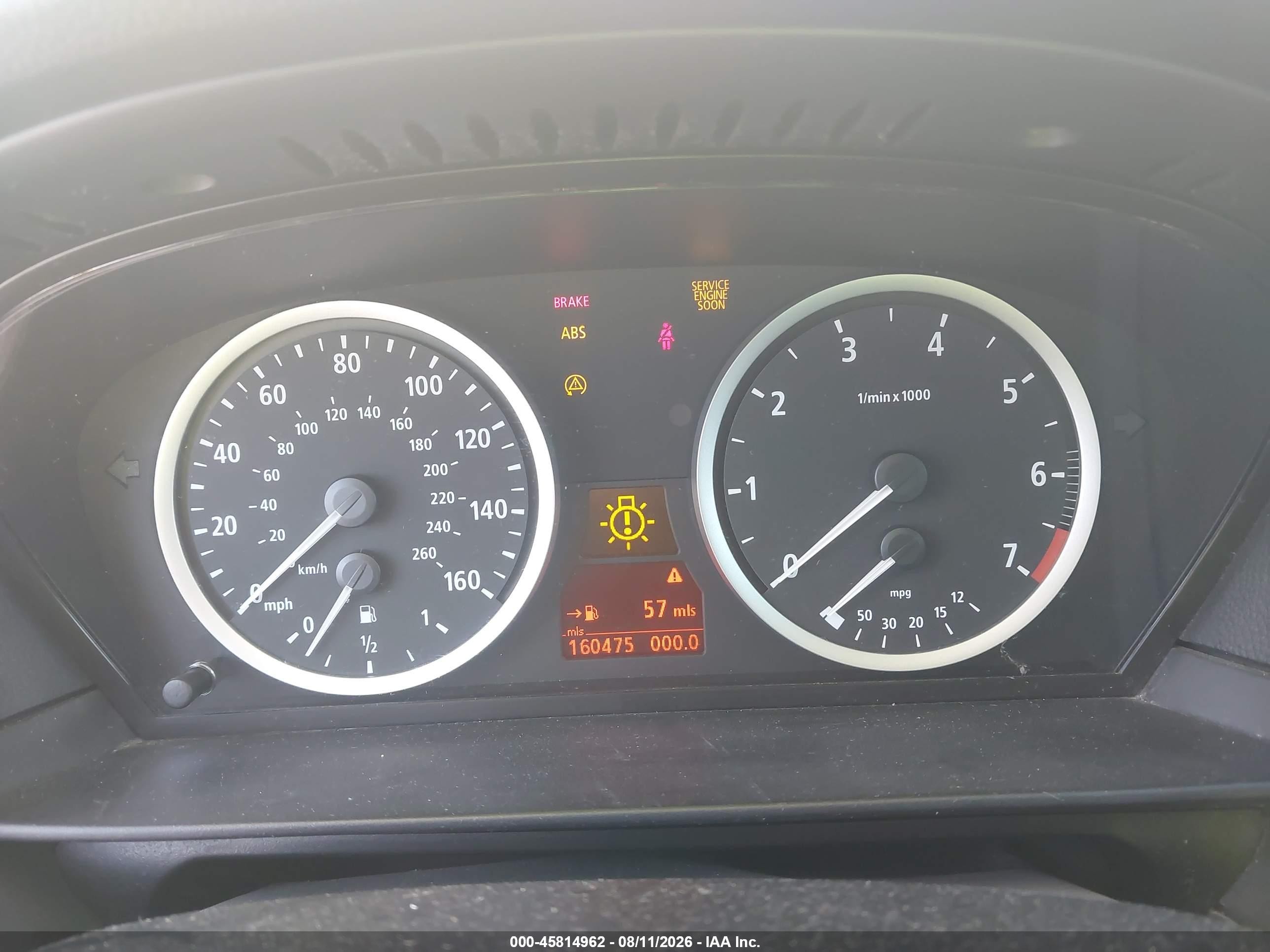 2005 Bmw 530i   Black vin: WBANA73535CR60659