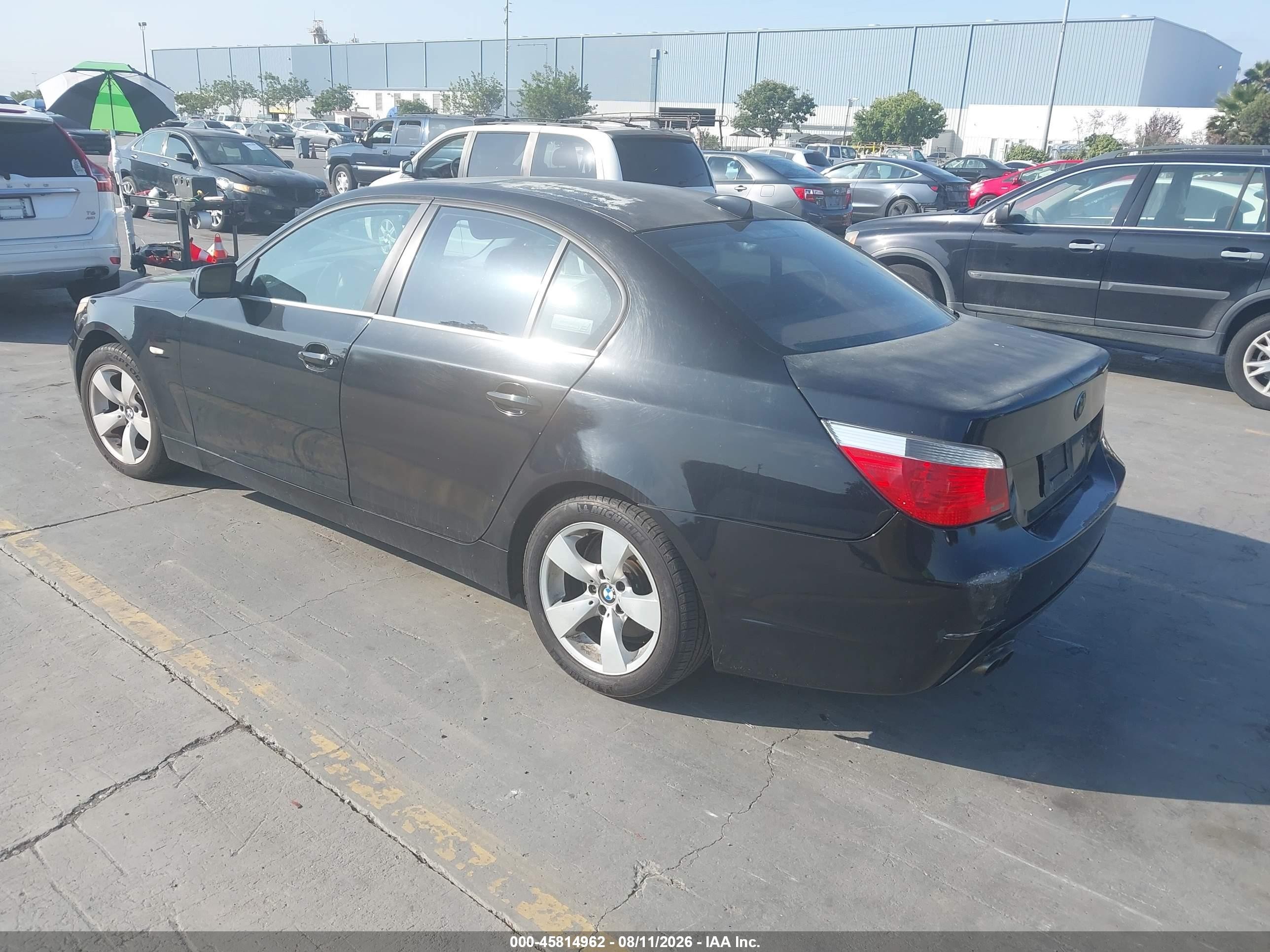 2005 Bmw 530i   Black vin: WBANA73535CR60659