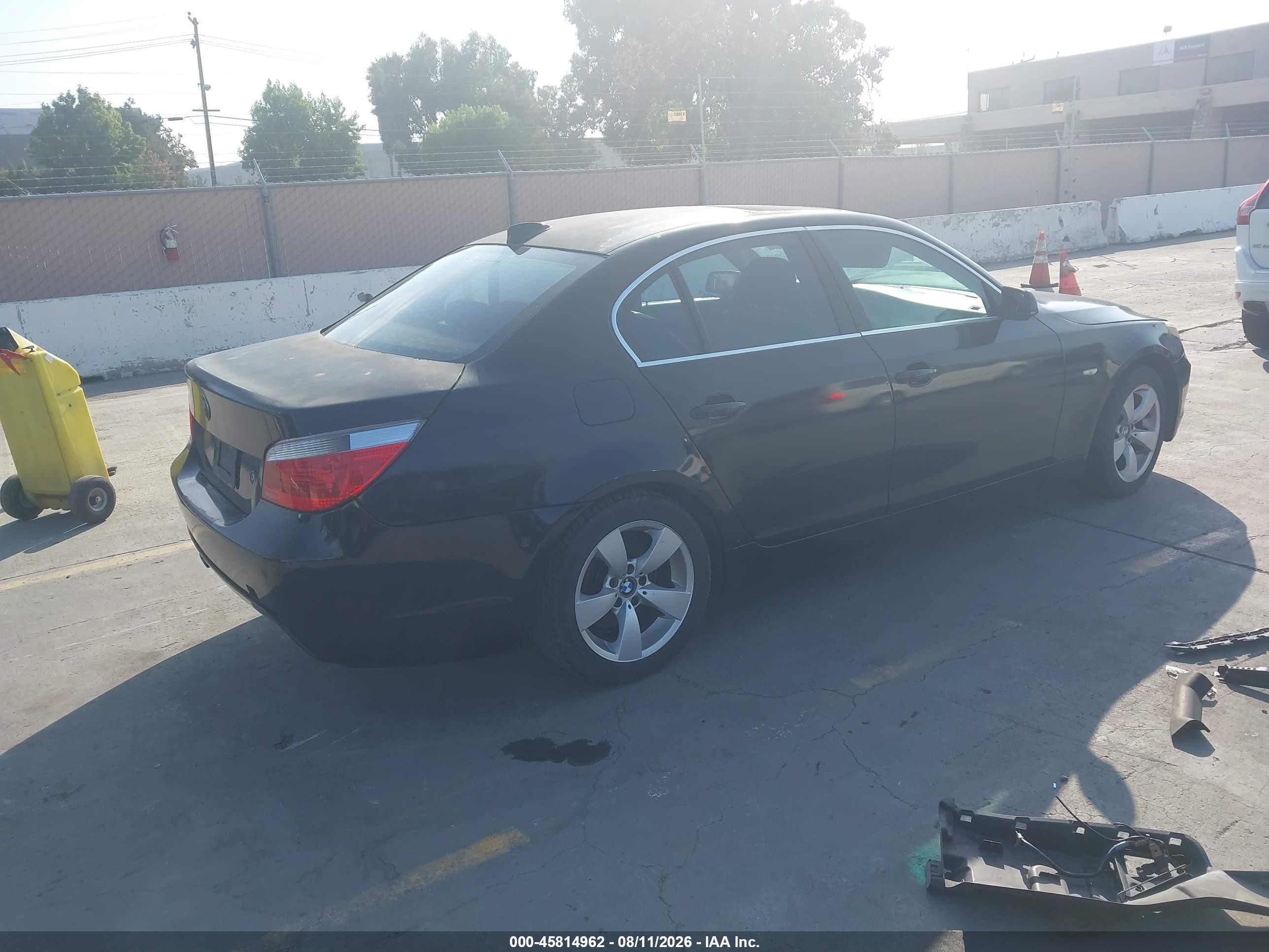 2005 Bmw 530i   Black vin: WBANA73535CR60659