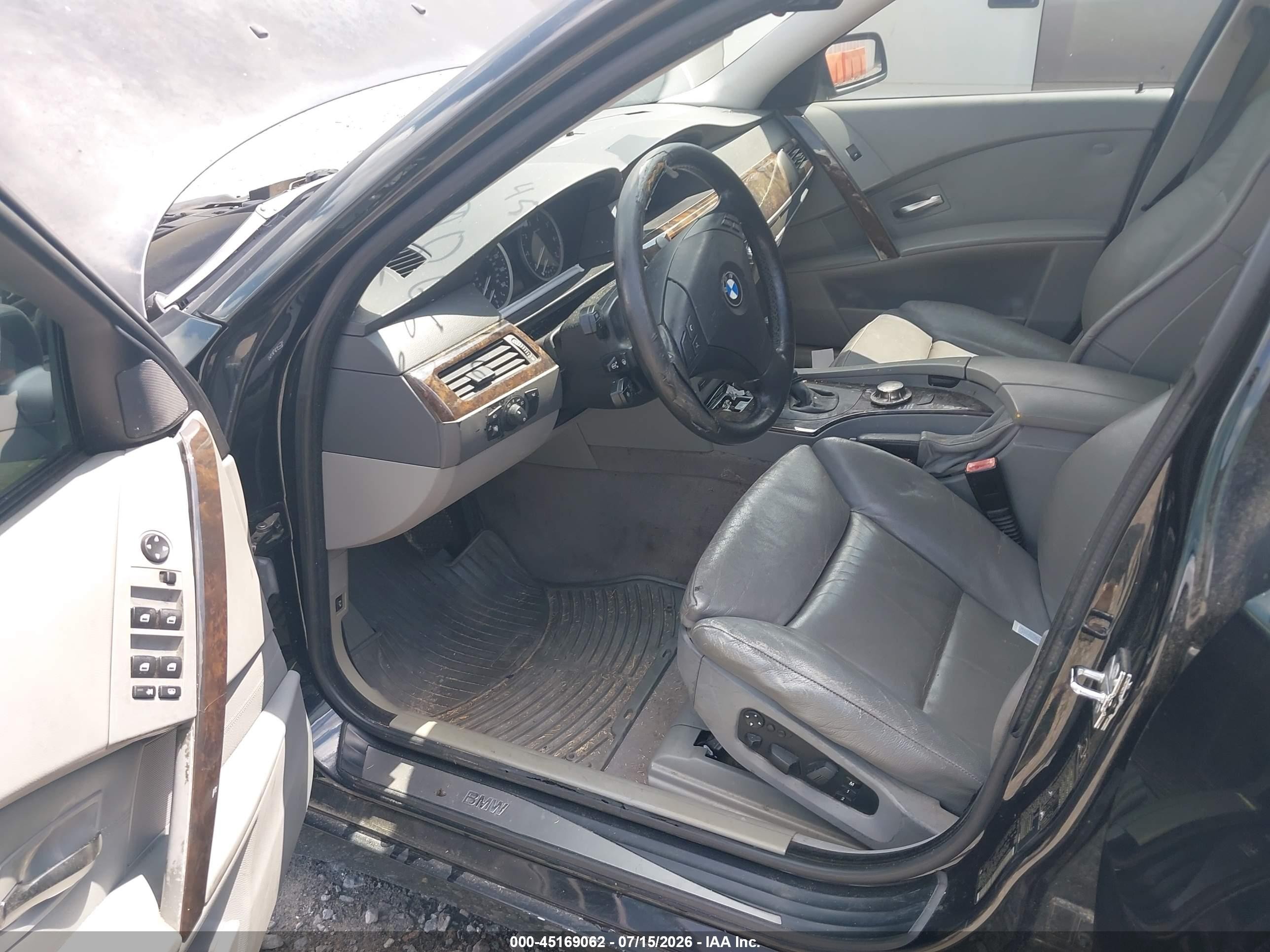 2004 Bmw 530i   Black vin: WBANA73544B806594