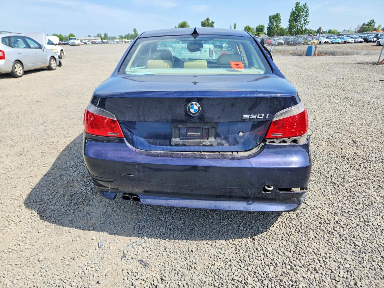 2004 Bmw 530 I Blue vin: WBANA73554B065100
