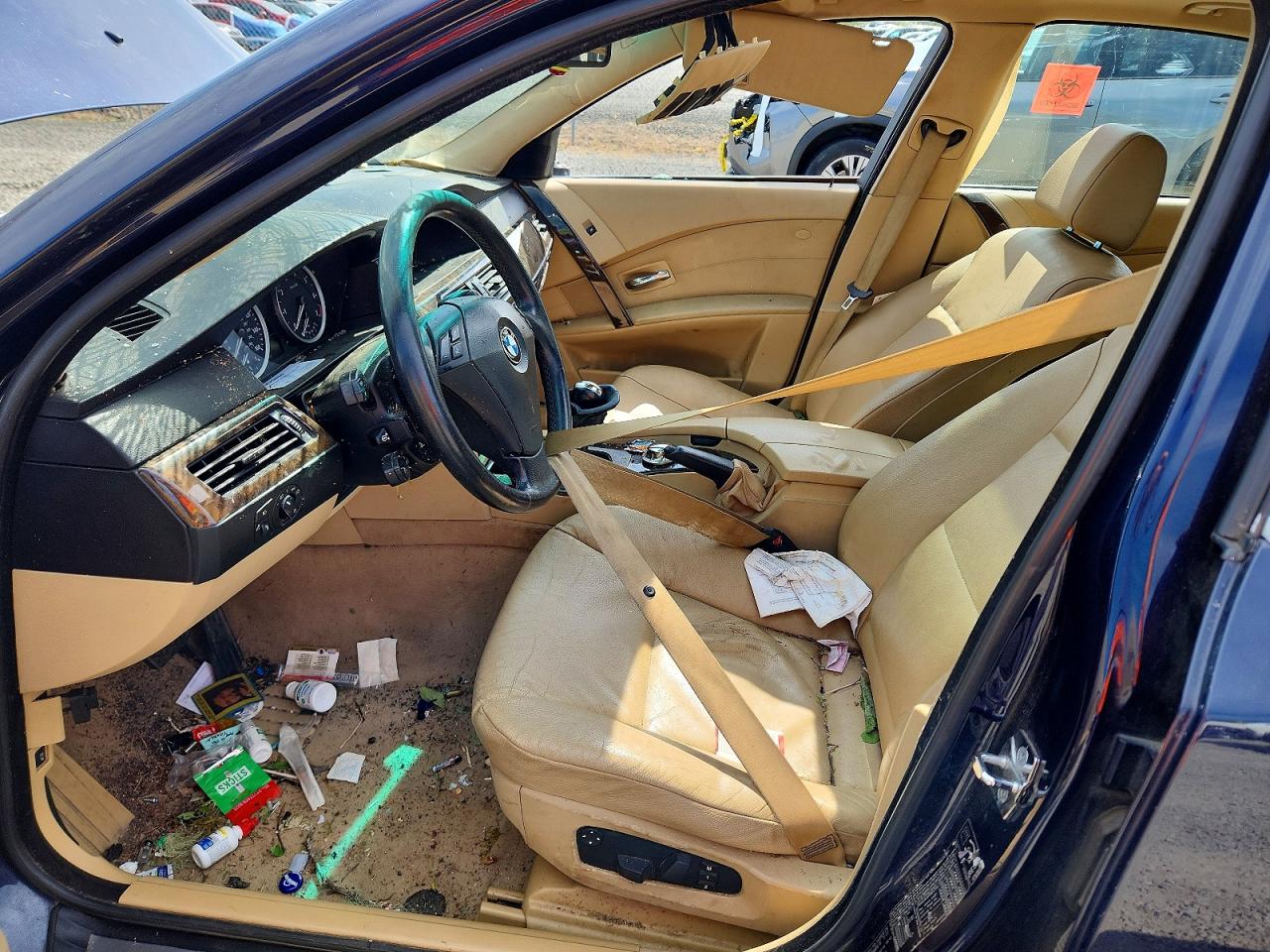 2004 Bmw 530 I Blue vin: WBANA73554B065100