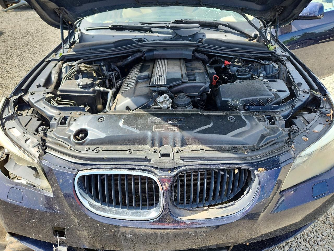 2004 Bmw 530 I Blue vin: WBANA73554B065100