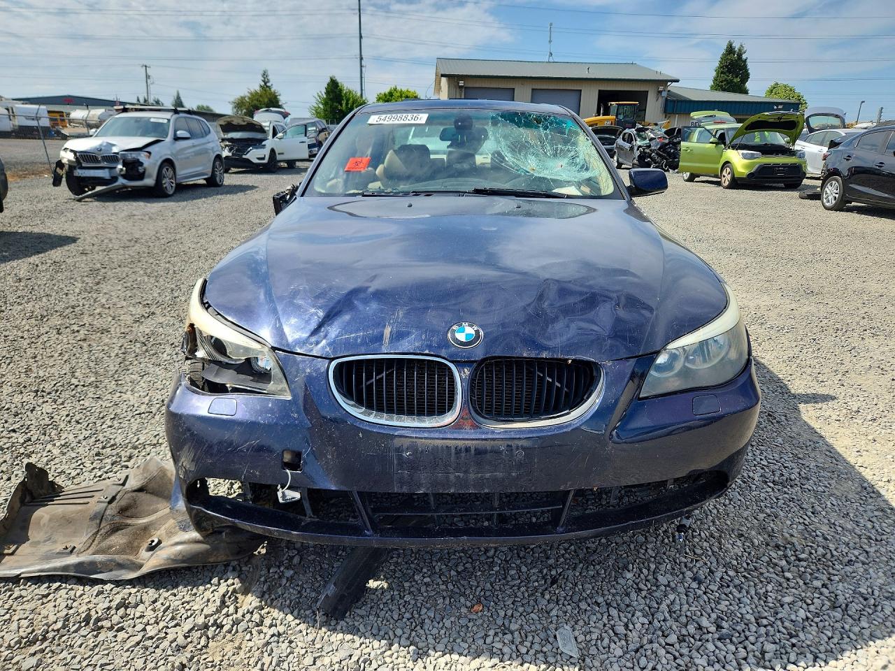 2004 Bmw 530 I Blue vin: WBANA73554B065100