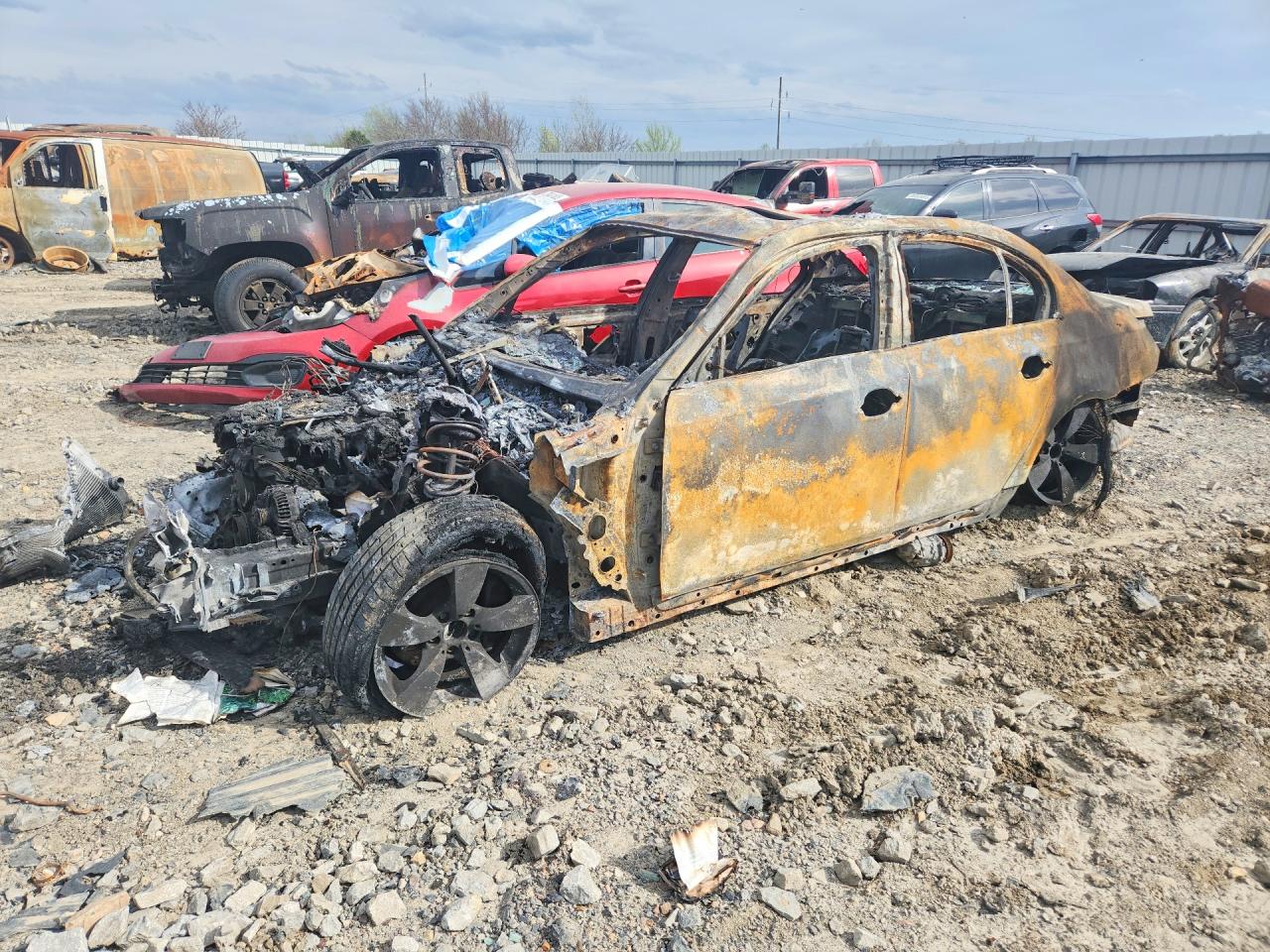 2004 Bmw 530 I Burn vin: WBANA73554B808175