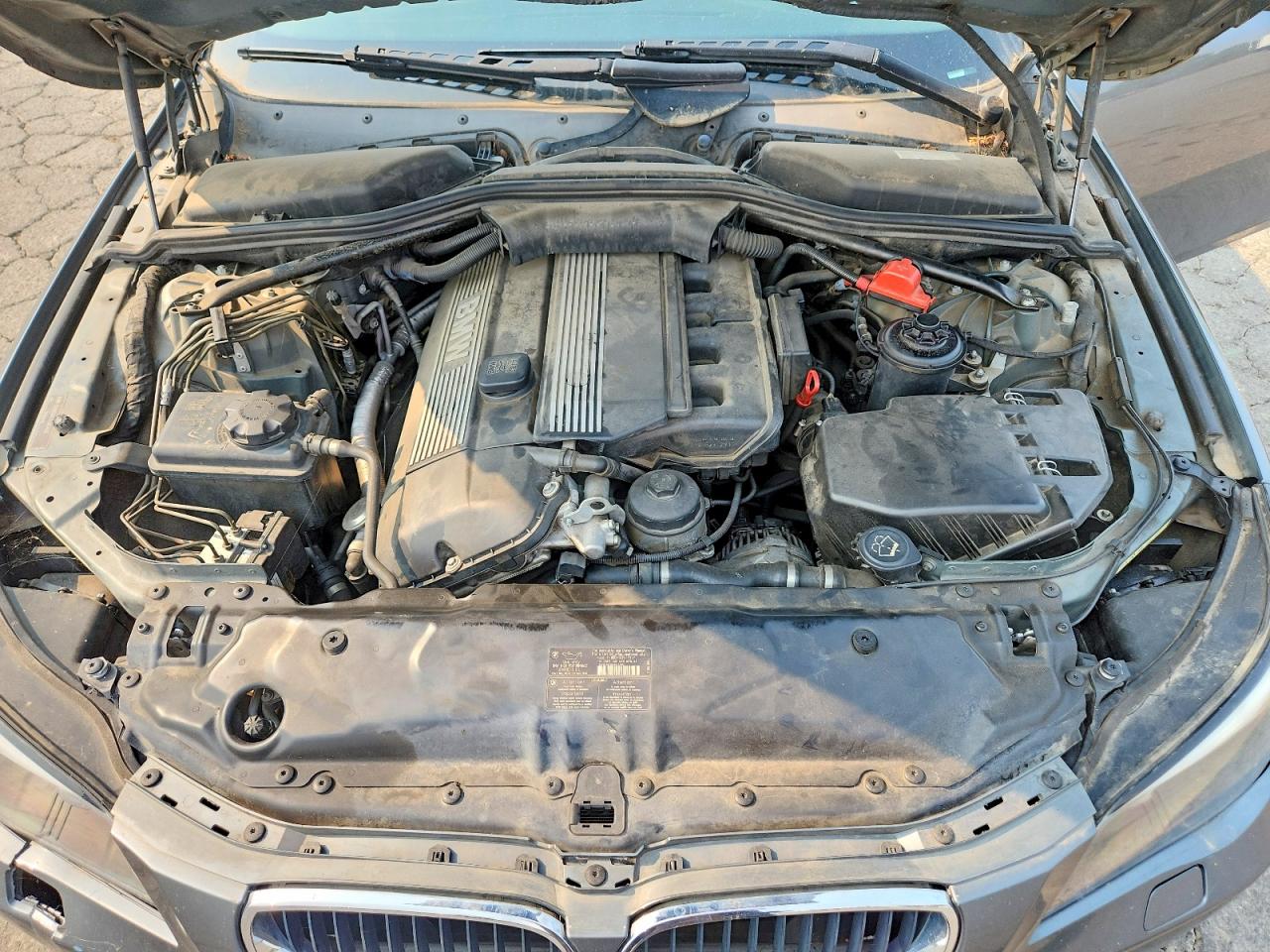 2005 Bmw 530 I Gray vin: WBANA73555CR59657