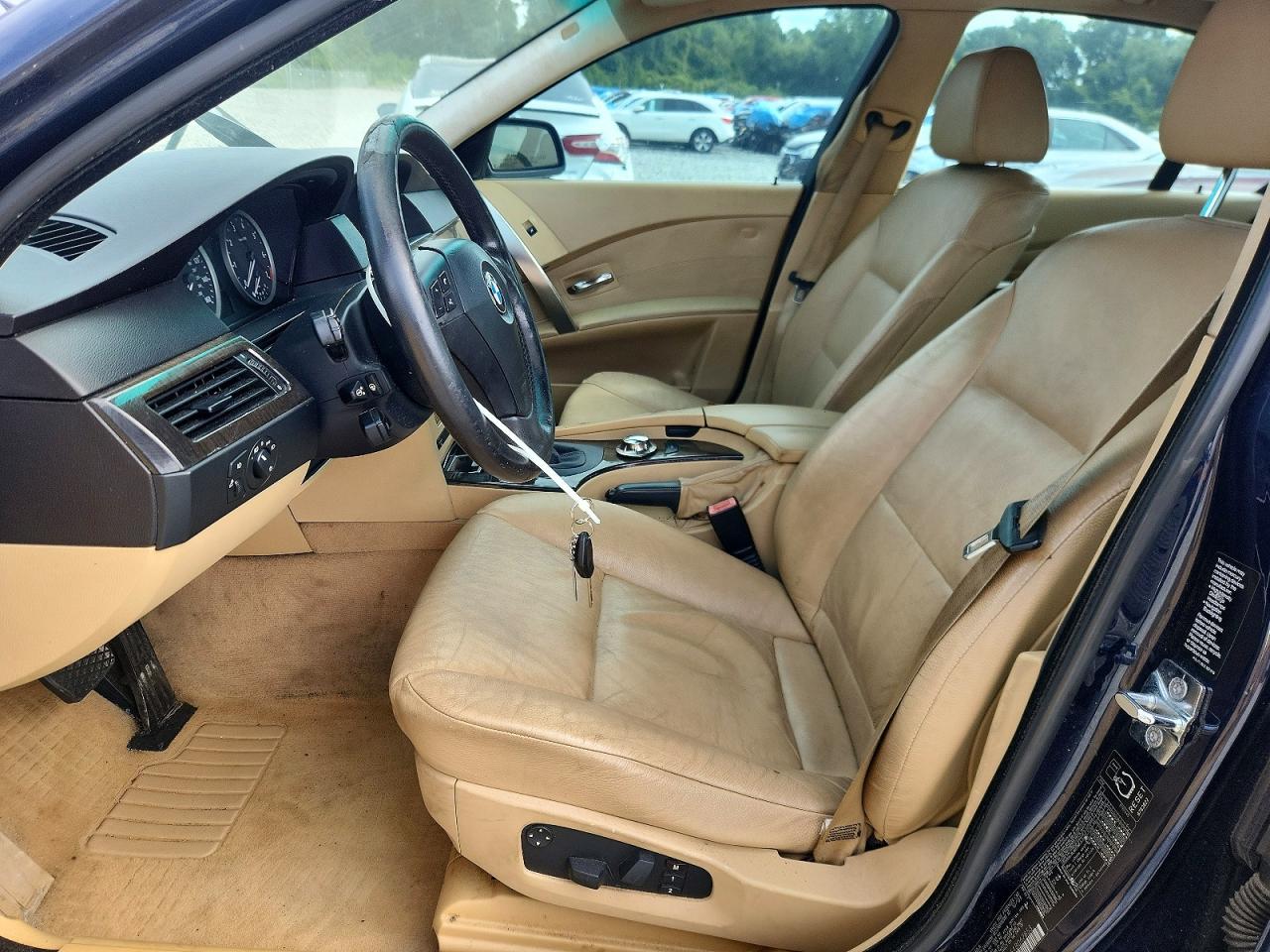 2004 Bmw 530 I Синий vin: WBANA73564B062853