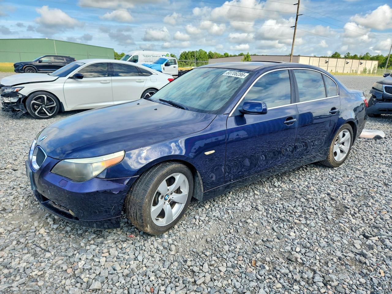 2004 Bmw 530 I Blue vin: WBANA73564B062853
