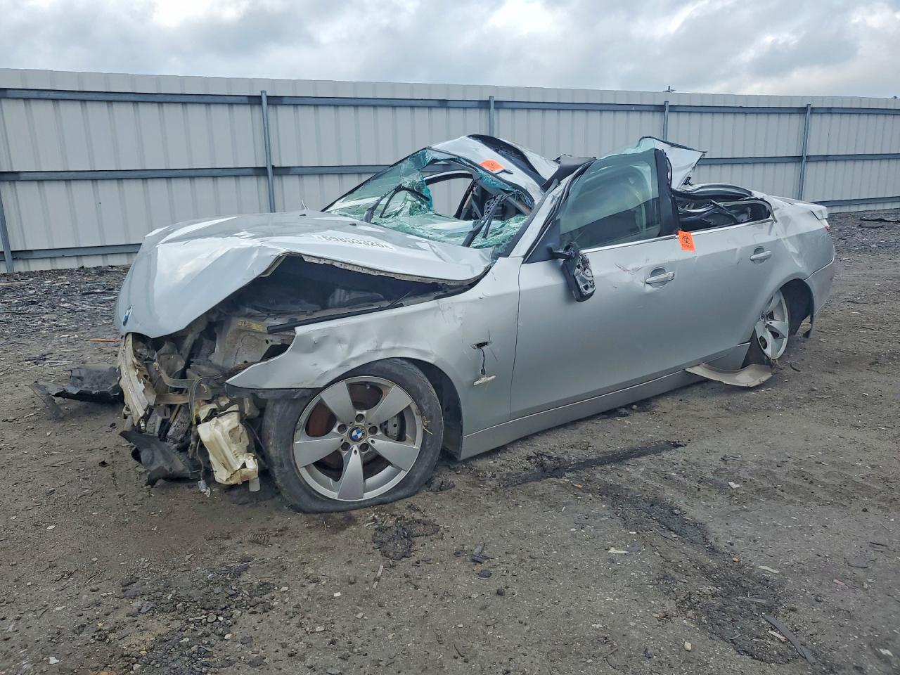 2004 Bmw 530-i Silver vin: WBANA735748060335
