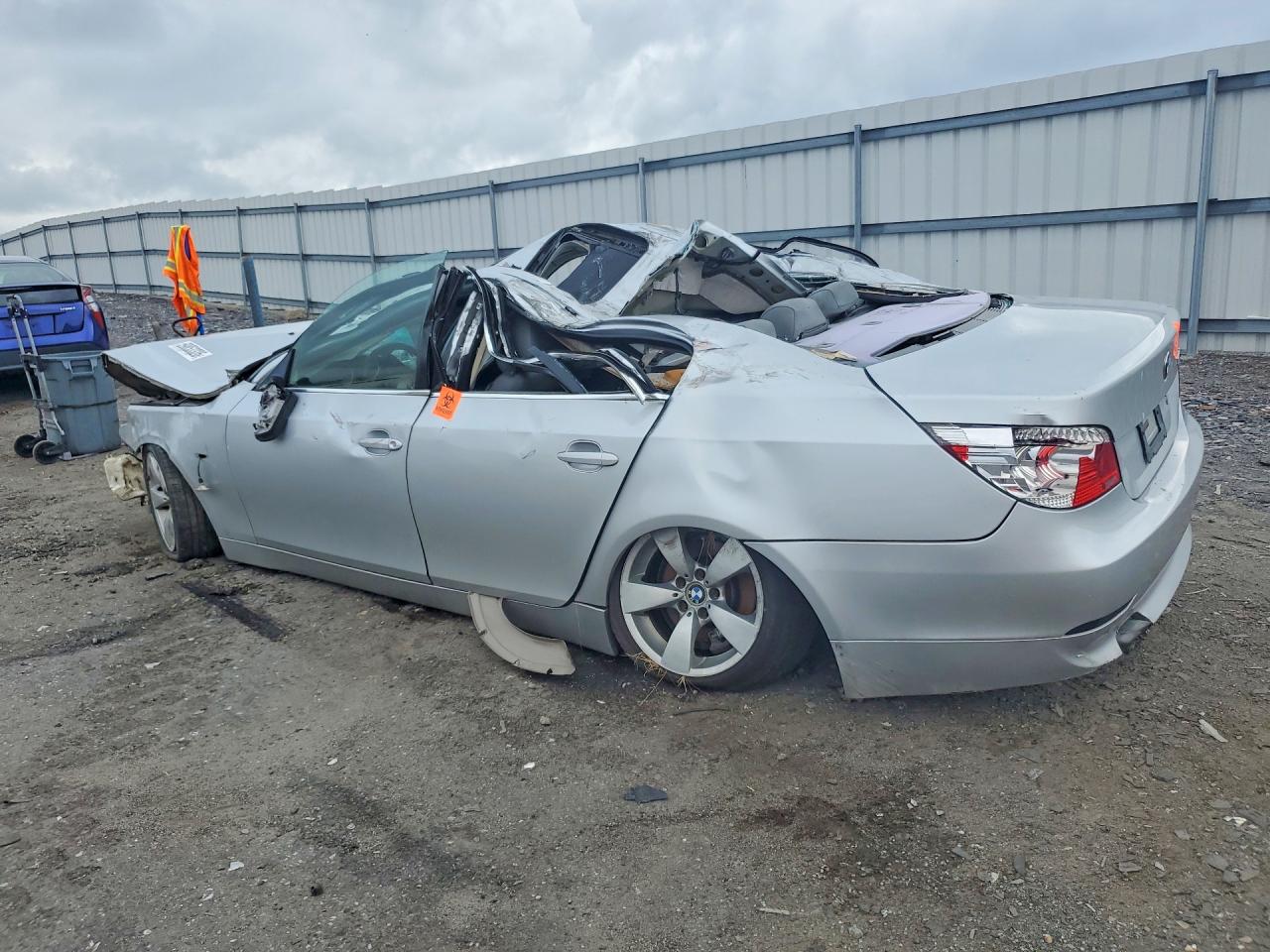 2004 Bmw 530-i Silver vin: WBANA735748060335