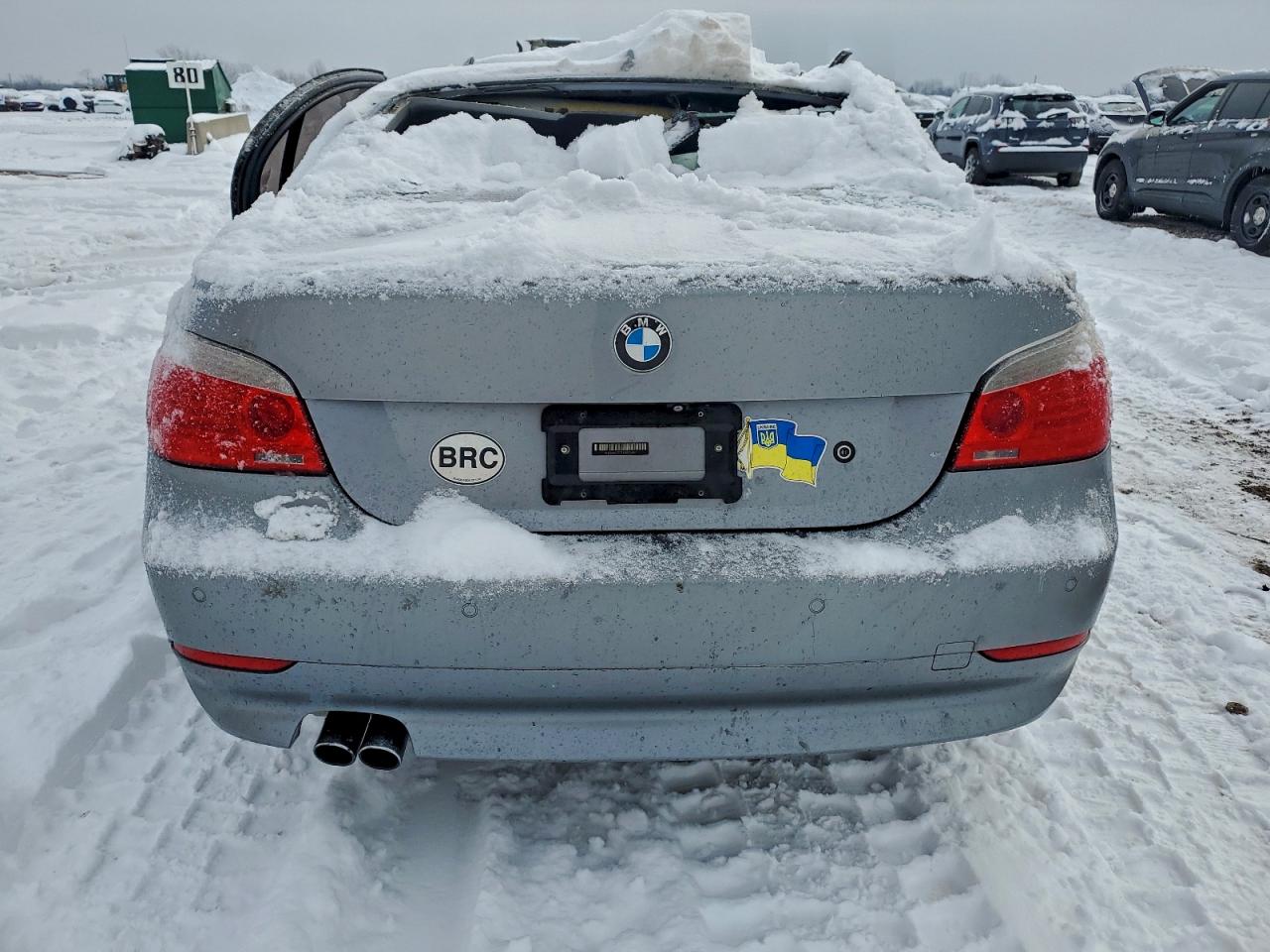 2004 Bmw 530 I Silver vin: WBANA73574B057497