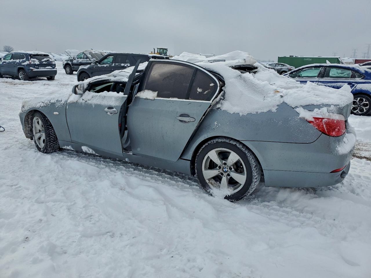 2004 Bmw 530 I Silver vin: WBANA73574B057497