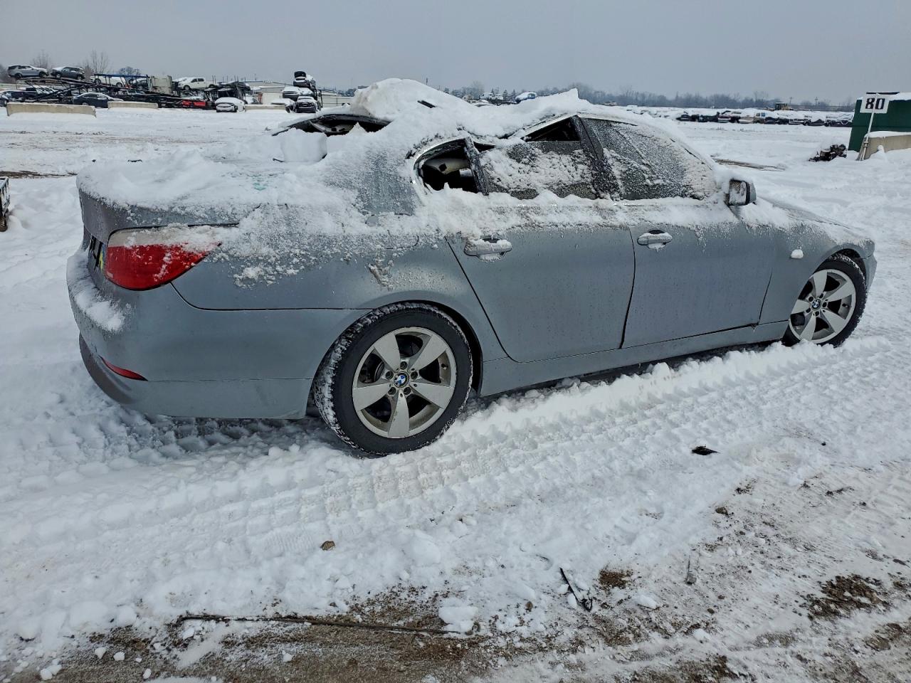 2004 Bmw 530 I Silver vin: WBANA73574B057497