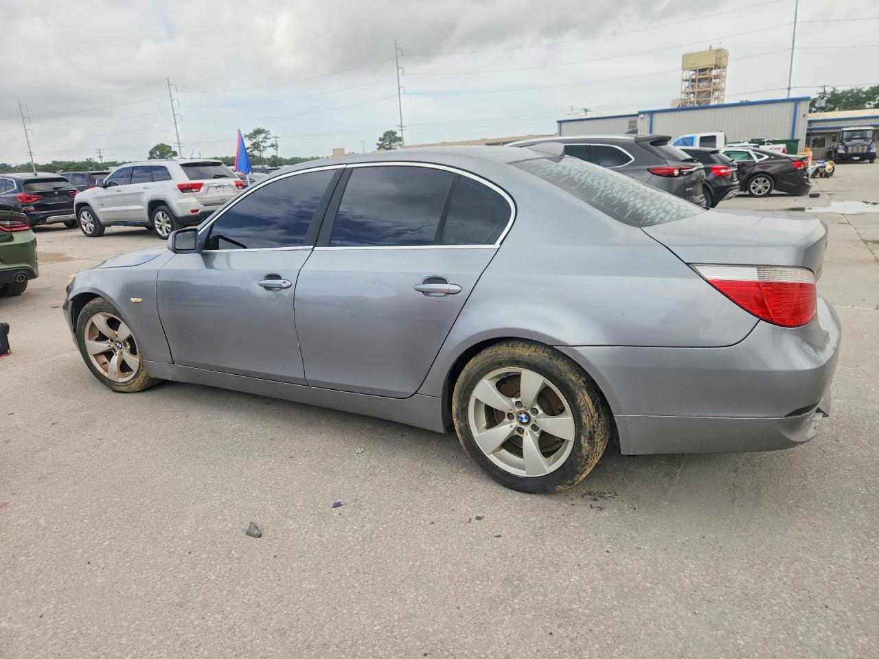 2004 Bmw 530 I Silver vin: WBANA73574B058732