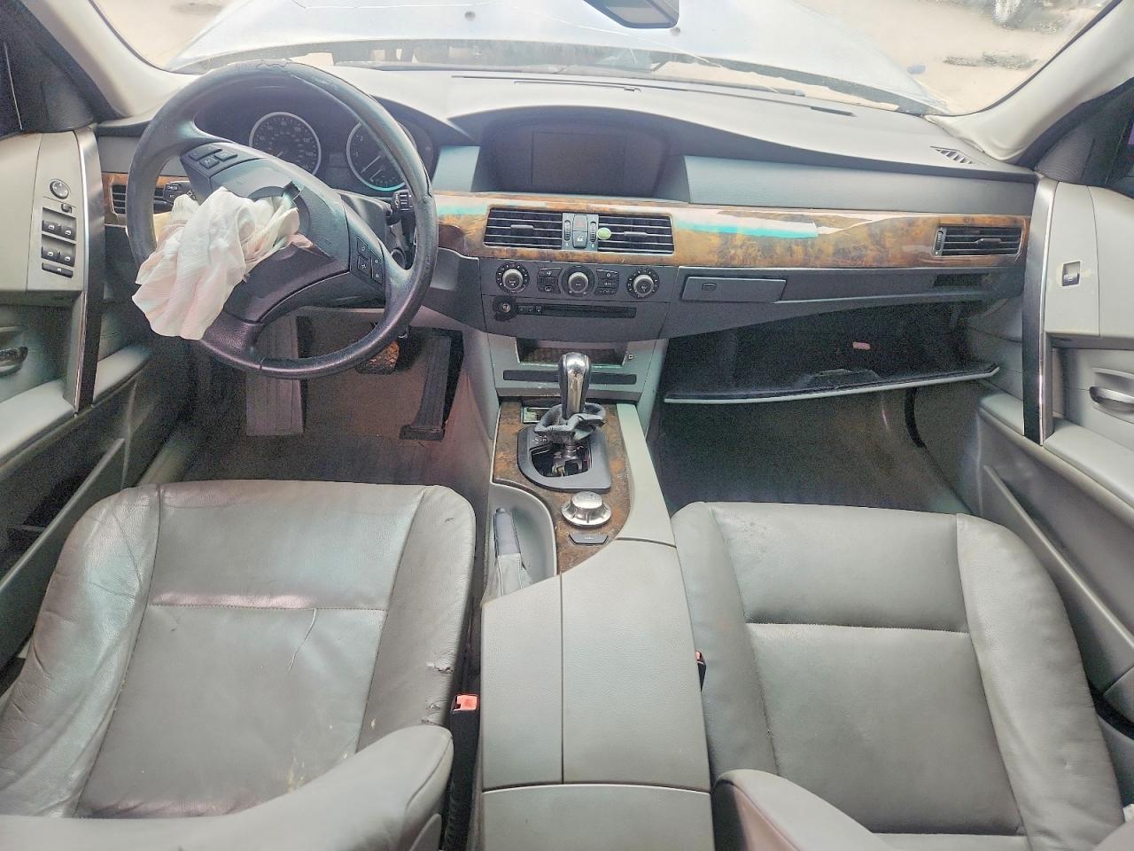 2004 Bmw 530 I Silver vin: WBANA73574B058732