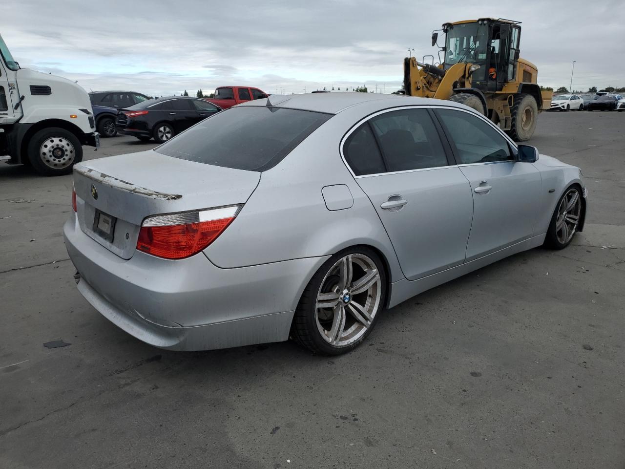 2005 Bmw 530 I Silver vin: WBANA73575B048767