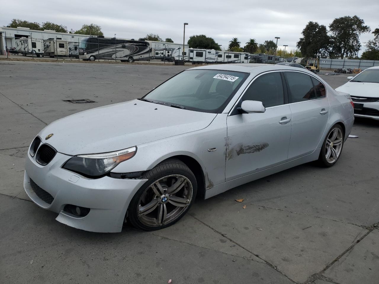 2005 Bmw 530 I Silver vin: WBANA73575B048767
