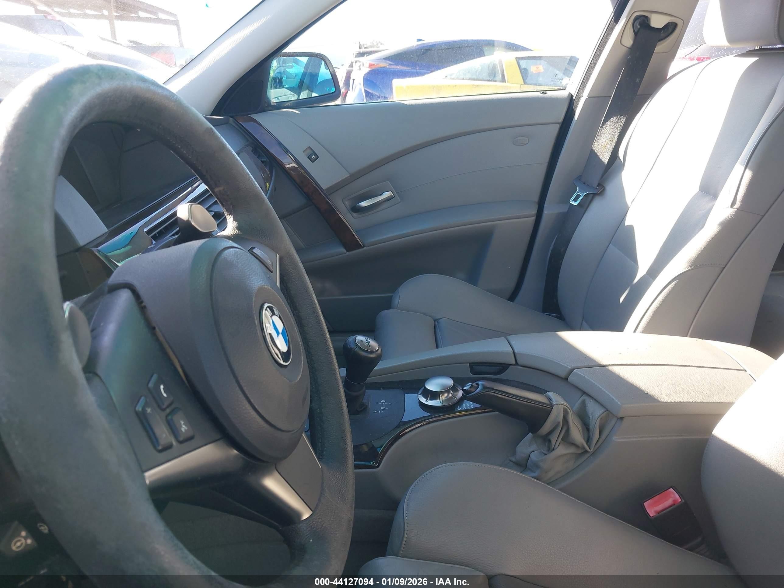 2005 Bmw 530i   Gray vin: WBANA73575B048865