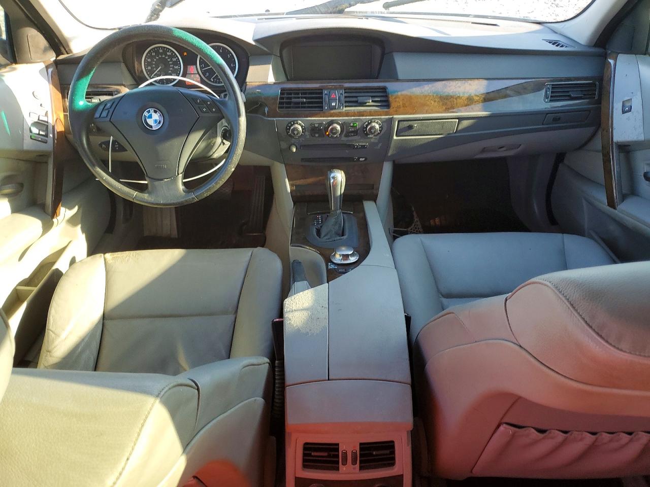 2005 Bmw 530 I Silver vin: WBANA73575B819602
