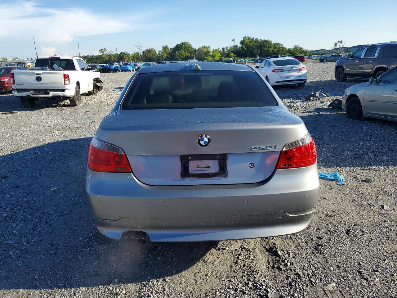 2005 Bmw 530 I Silver vin: WBANA73575B819602