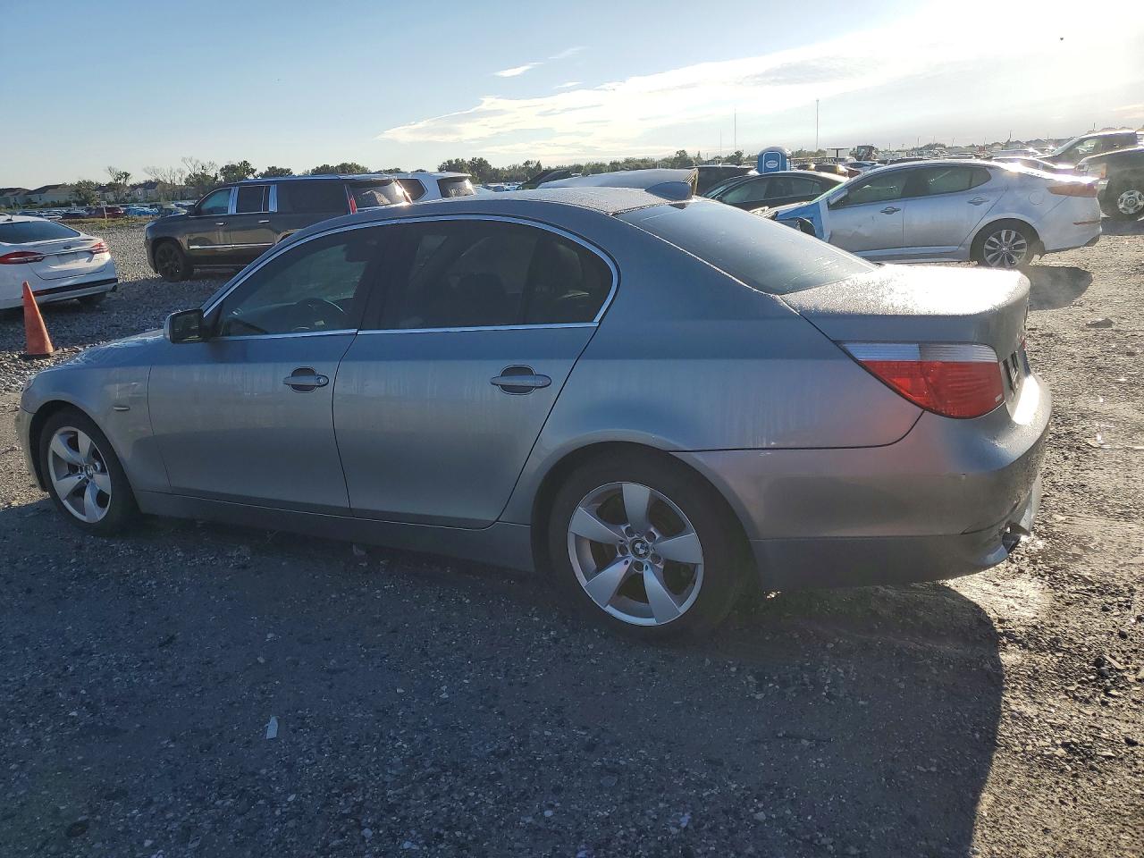 2005 Bmw 530 I Silver vin: WBANA73575B819602