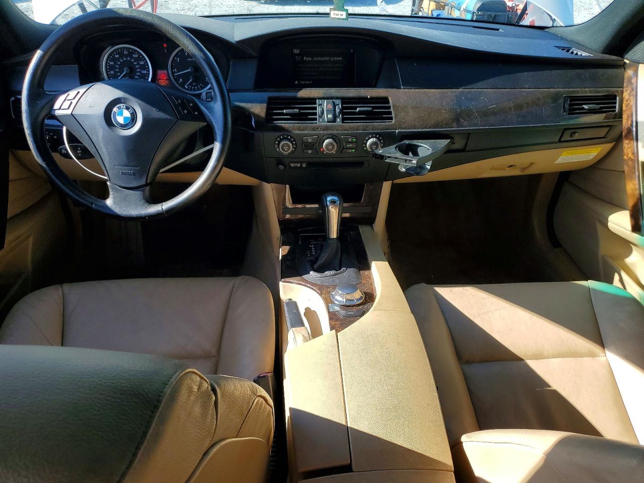 2005 Bmw 530 I White vin: WBANA73575CR57442