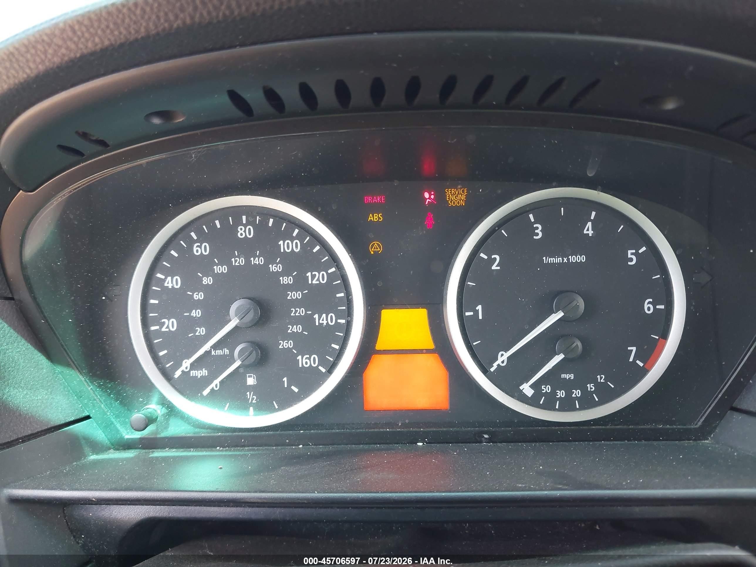 2005 Bmw 530i   Black vin: WBANA73585B048745