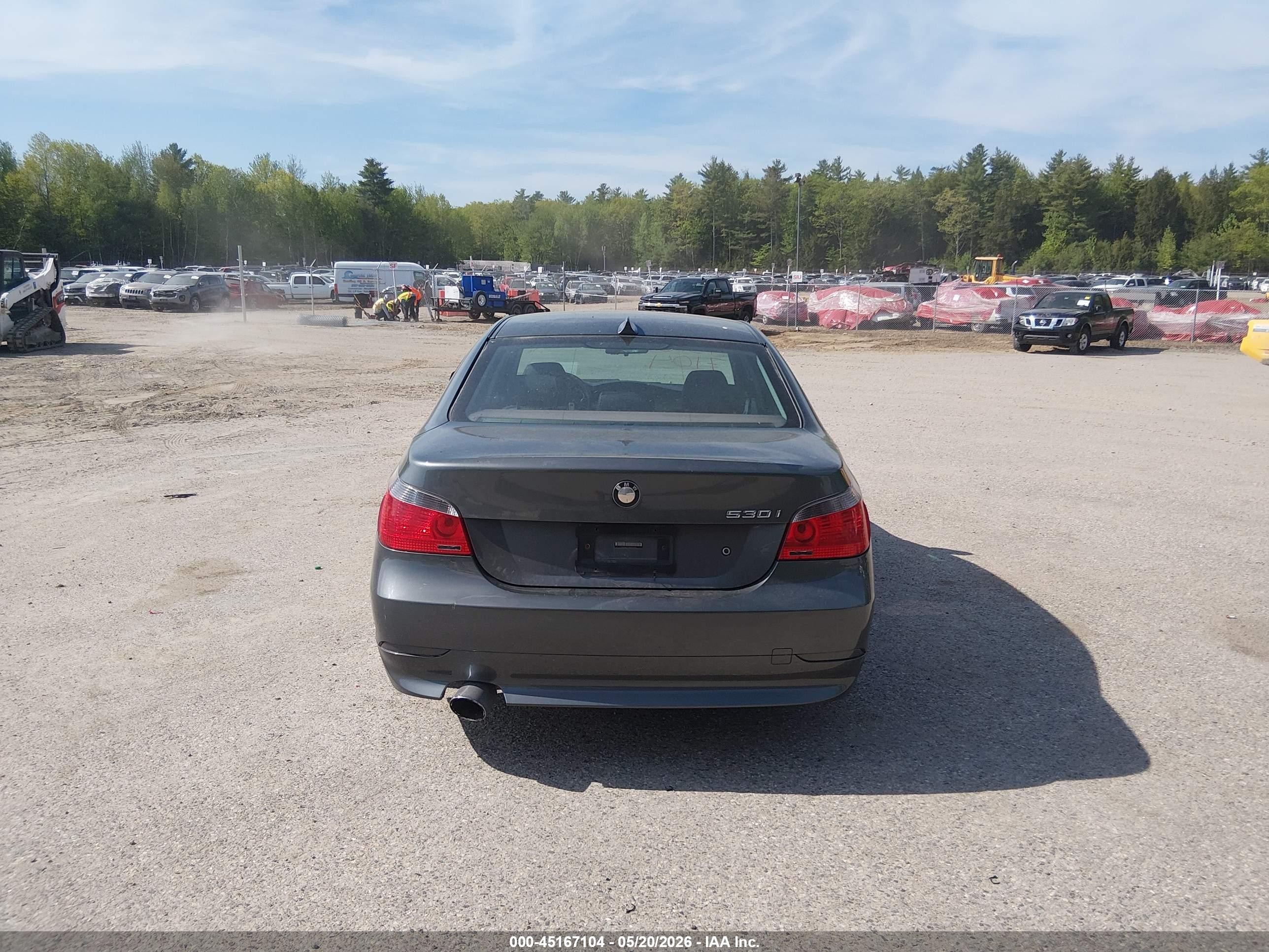 2005 Bmw 530i   Gray vin: WBANA73585B048857