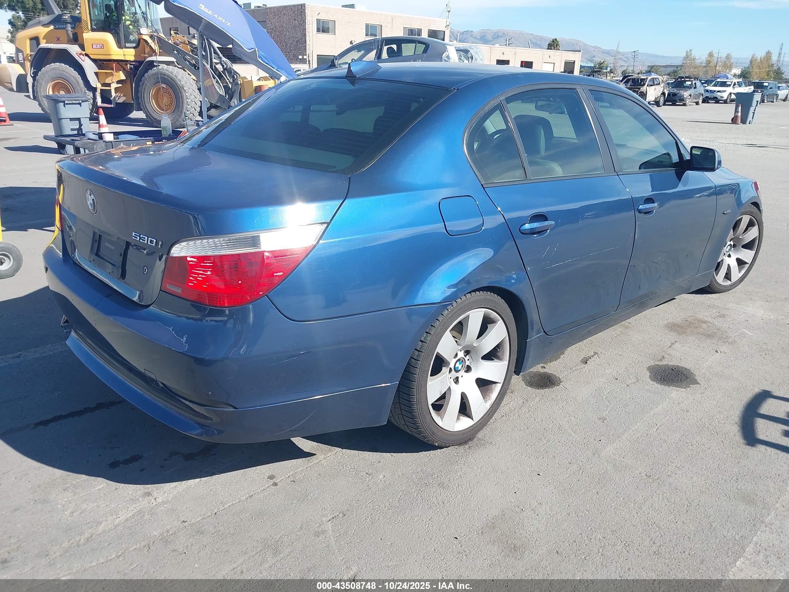 2005 Bmw 530i   Blue vin: WBANA73585B815364
