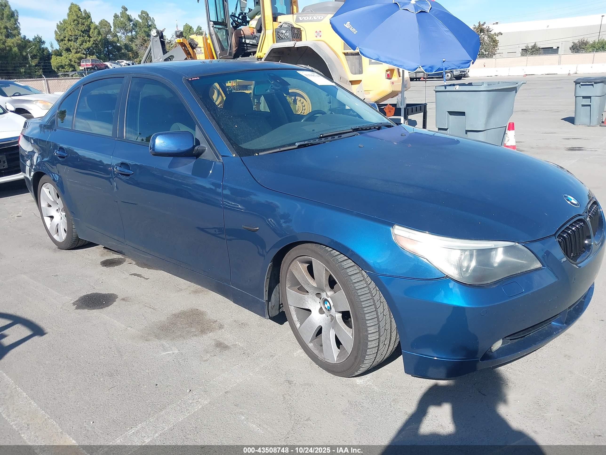 2005 Bmw 530i   Blue vin: WBANA73585B815364