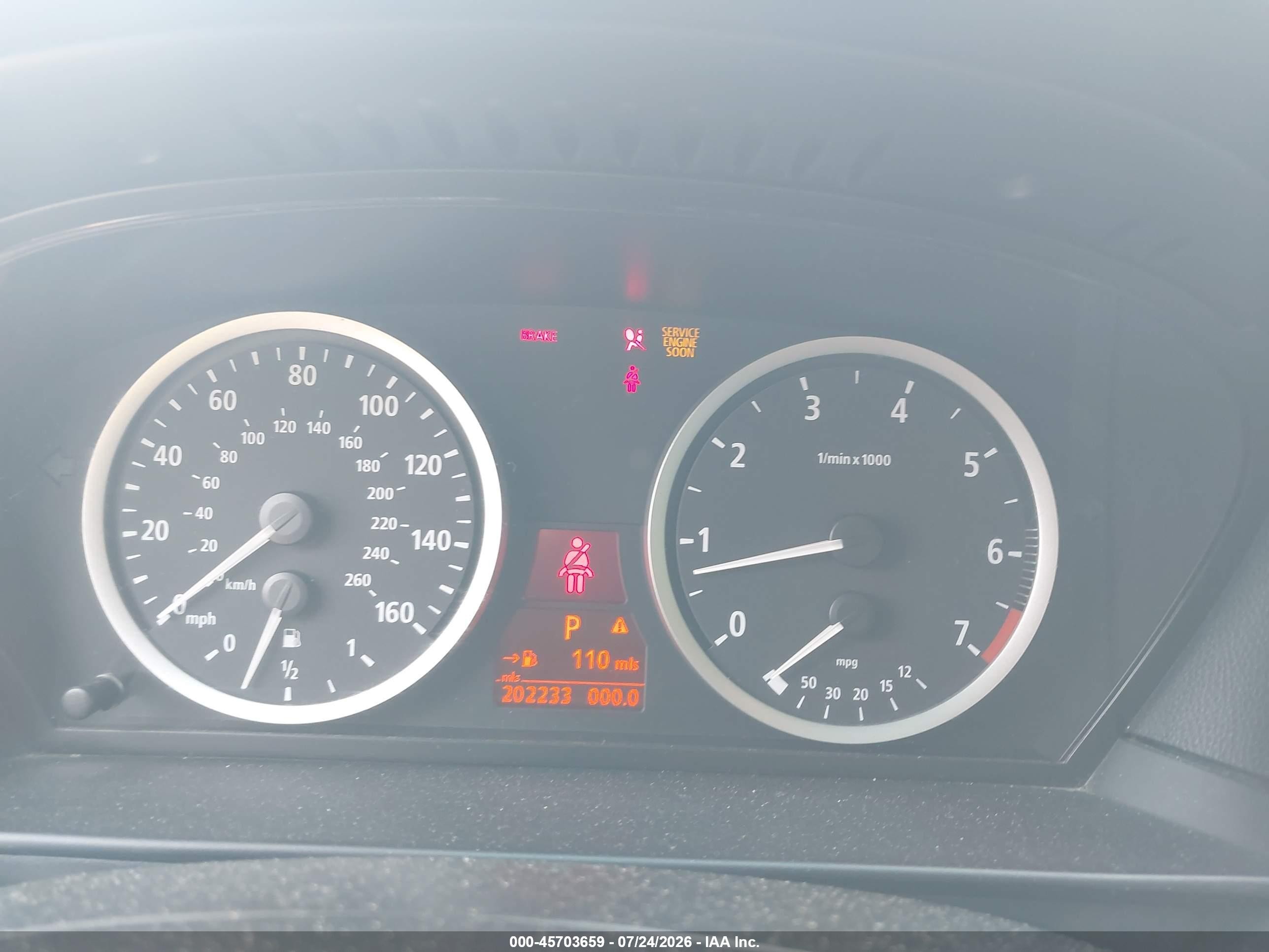 2005 Bmw 530i Черный vin: WBANA73585CR57952