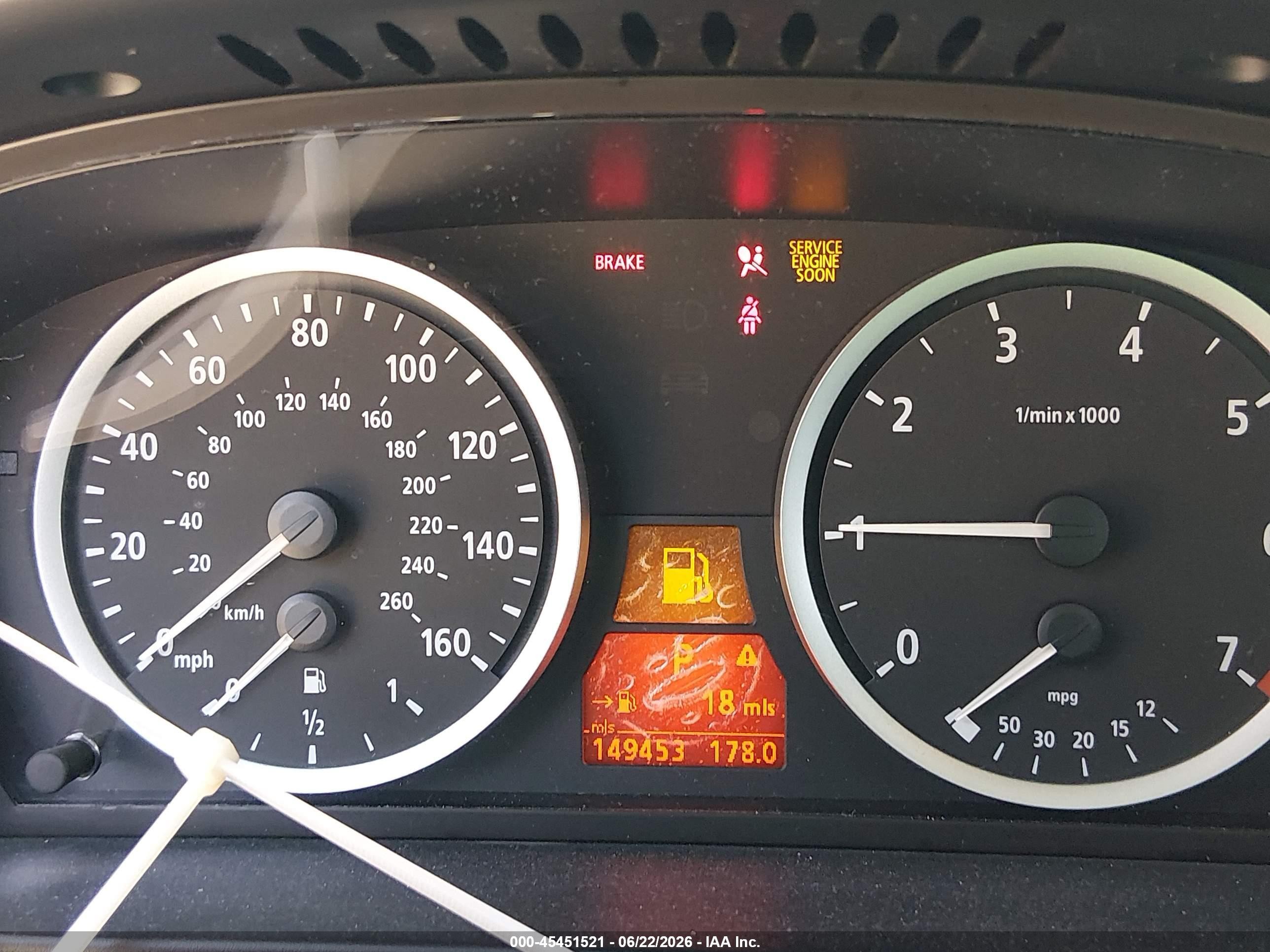2004 Bmw 530i   Silver vin: WBANA73594B063690