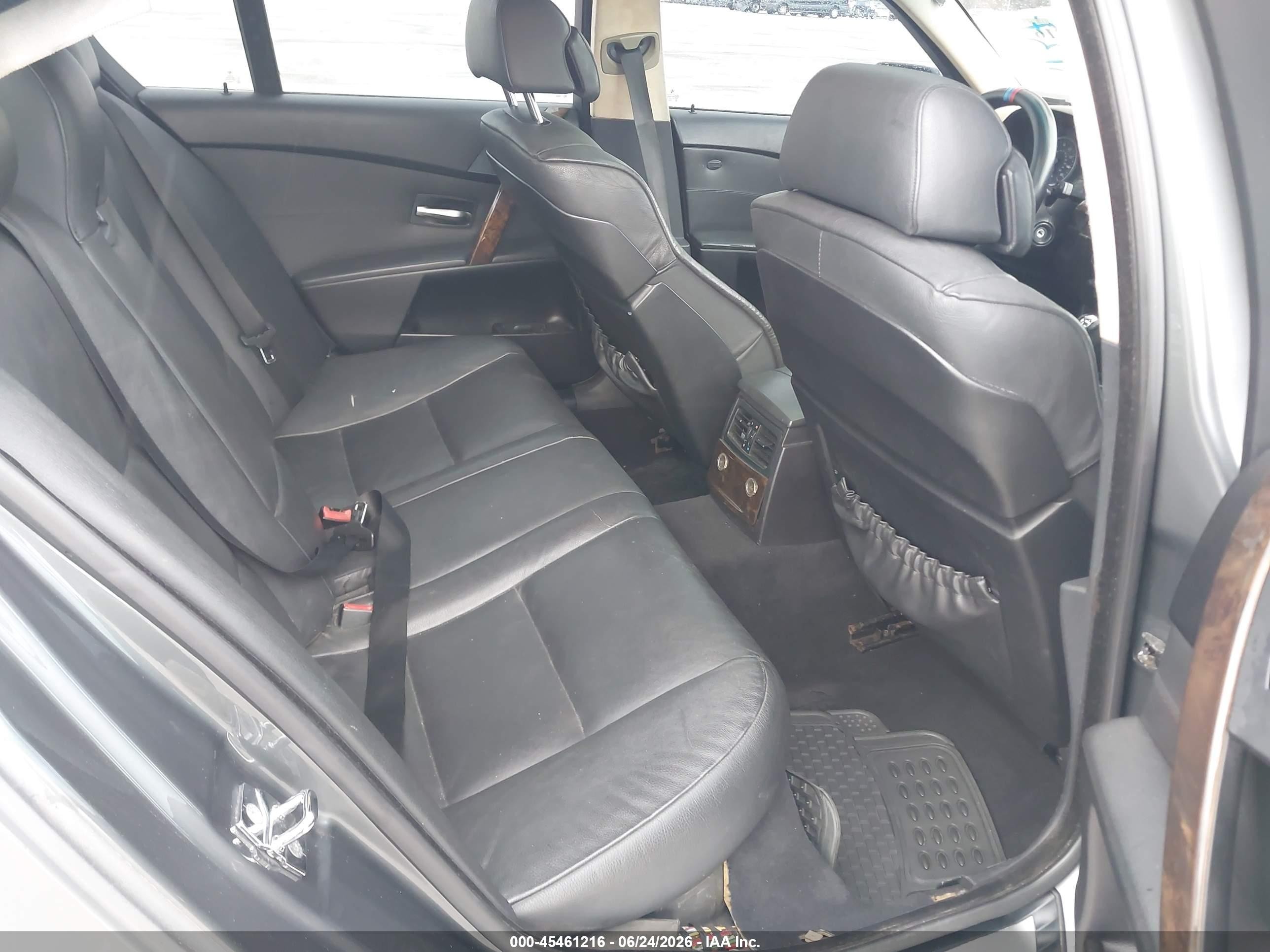 2005 Bmw 530i   Gray vin: WBANA73595B813736