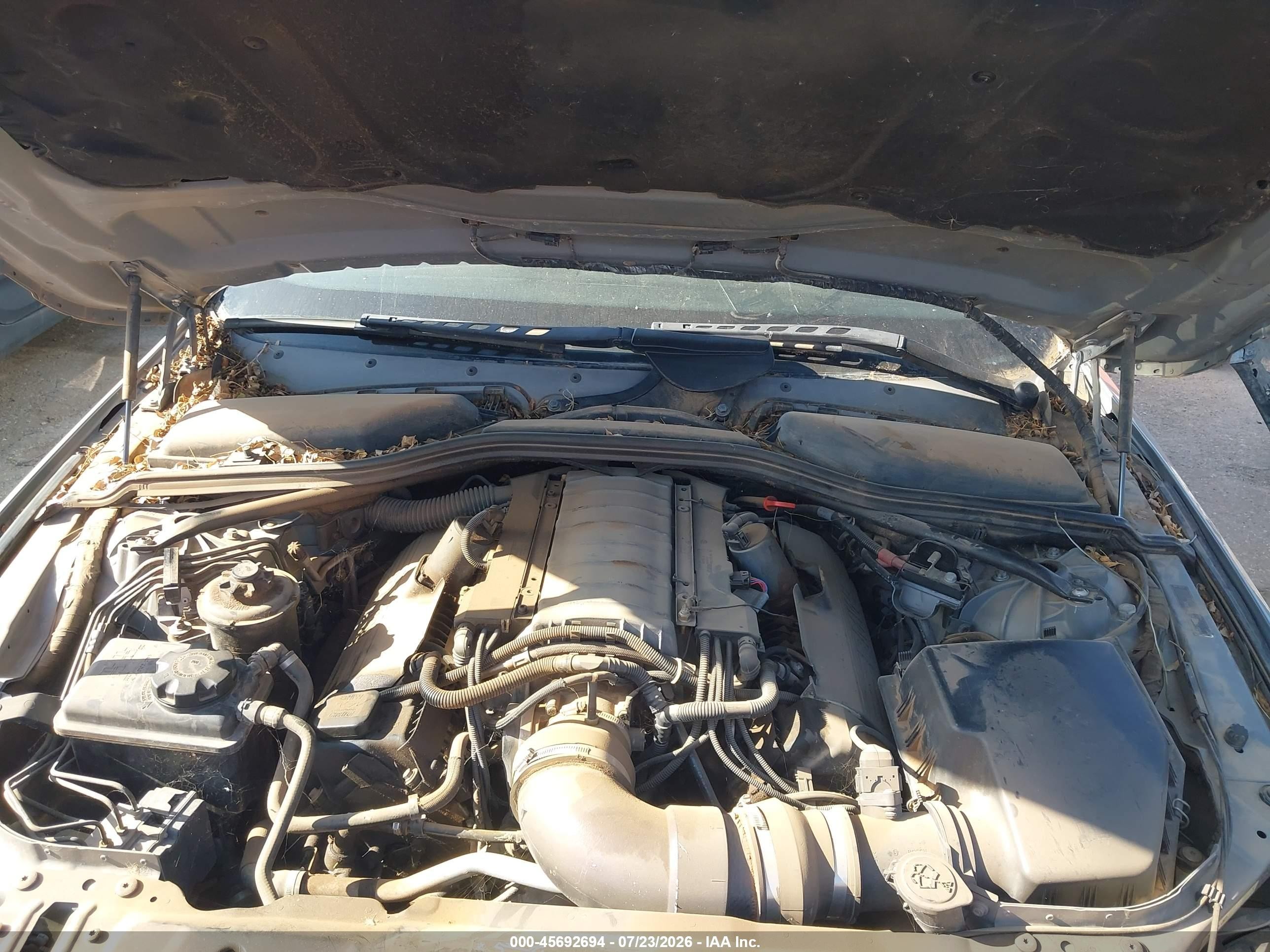 2004 Bmw 545i   Silver vin: WBANB33514B109048