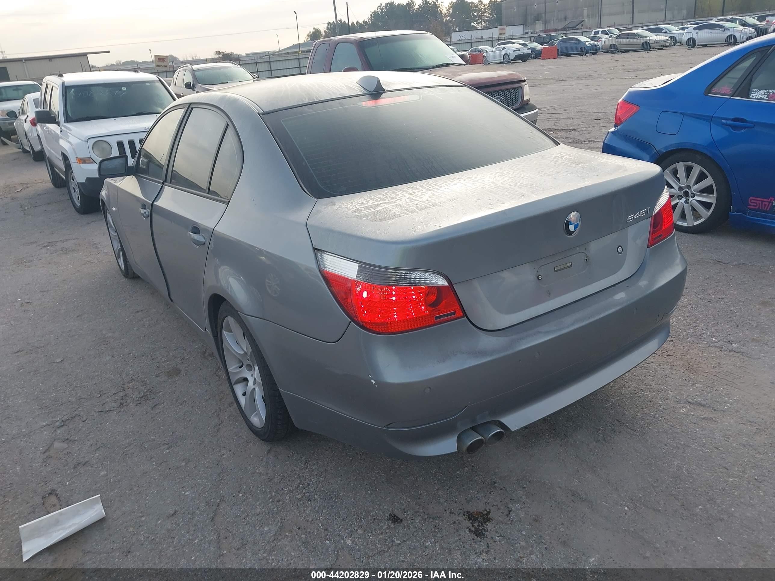 2005 Bmw 545i   Gray vin: WBANB33515B089188