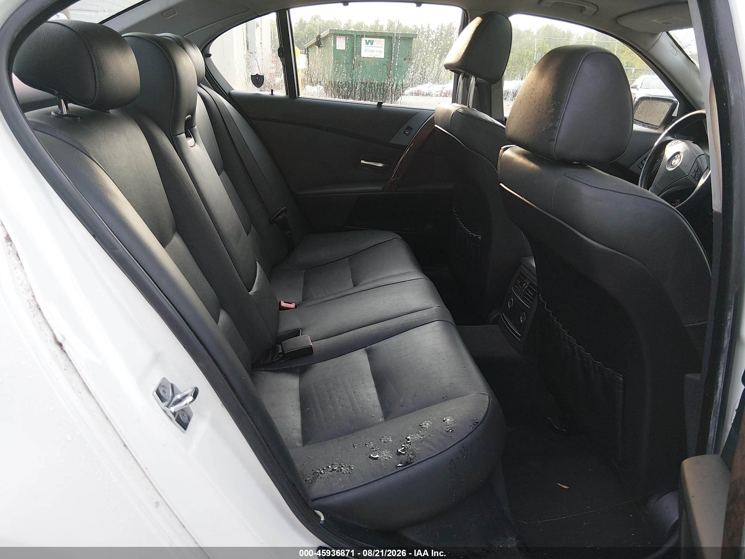 2004 Bmw 545i   Белый vin: WBANB33574B113668